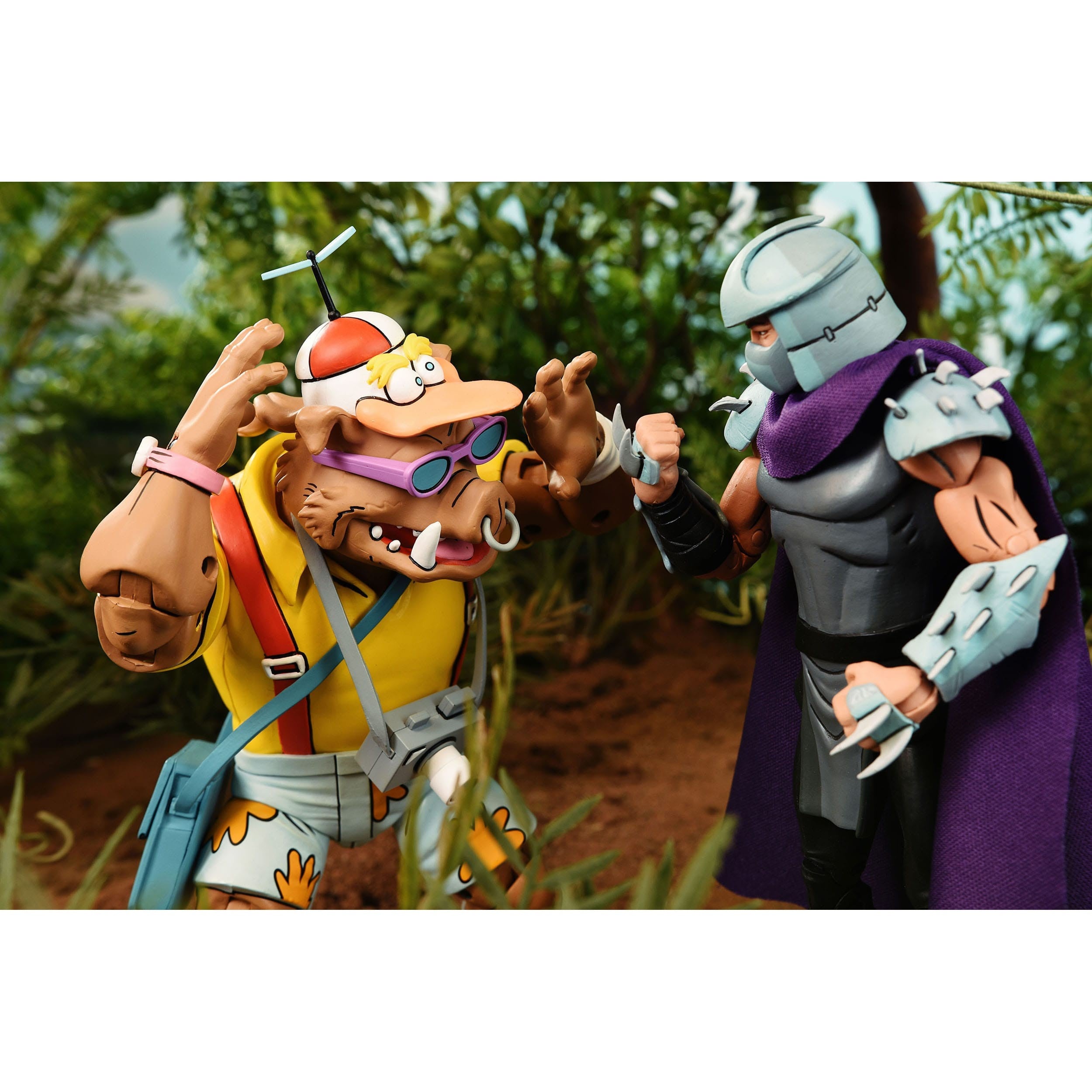 TMNT: Vacation Bebop and Rocksteady (Cartoon) - 2-Pack-Actionfiguren-NECA-Mighty Underground