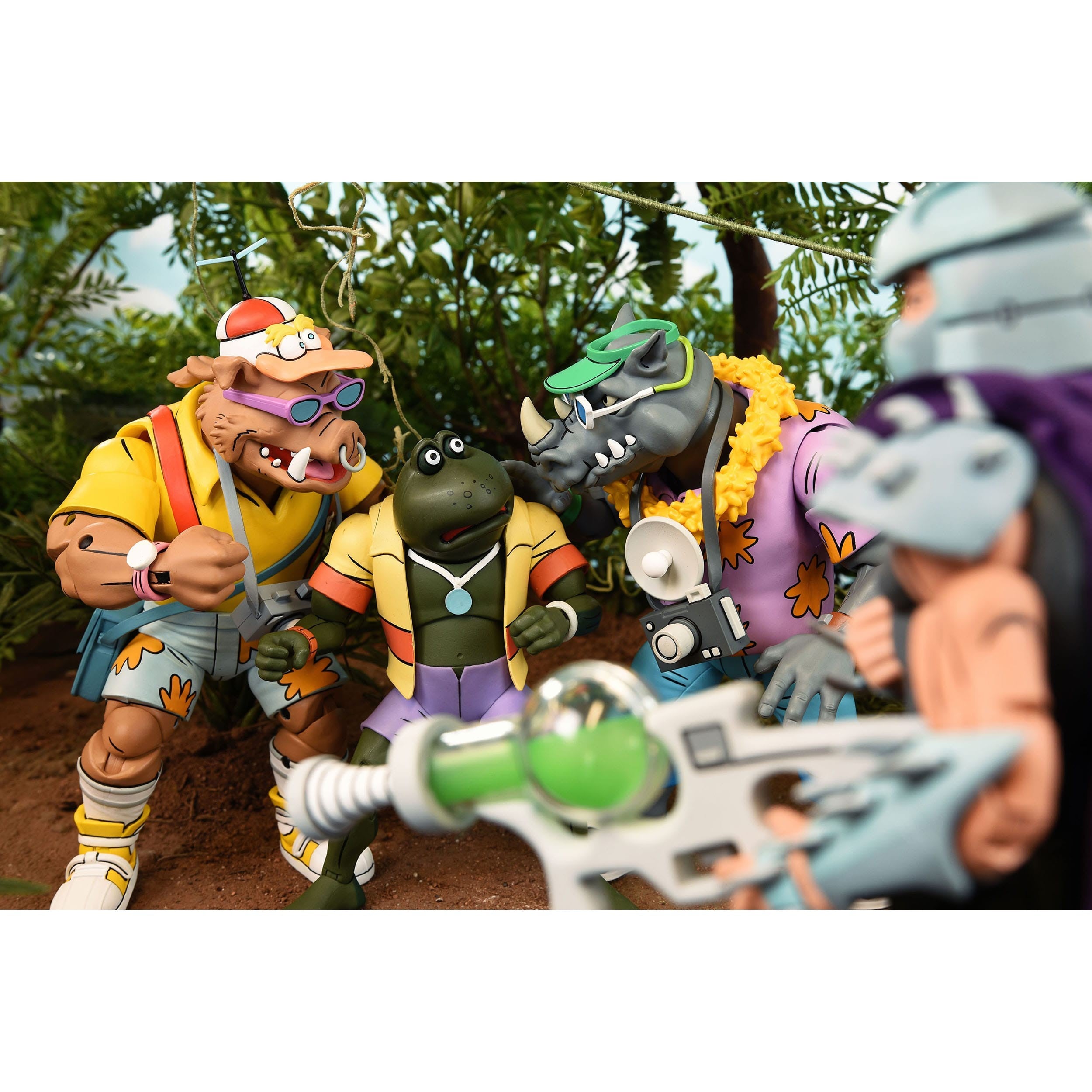 TMNT: Vacation Bebop and Rocksteady (Cartoon) - 2-Pack-Actionfiguren-NECA-Mighty Underground