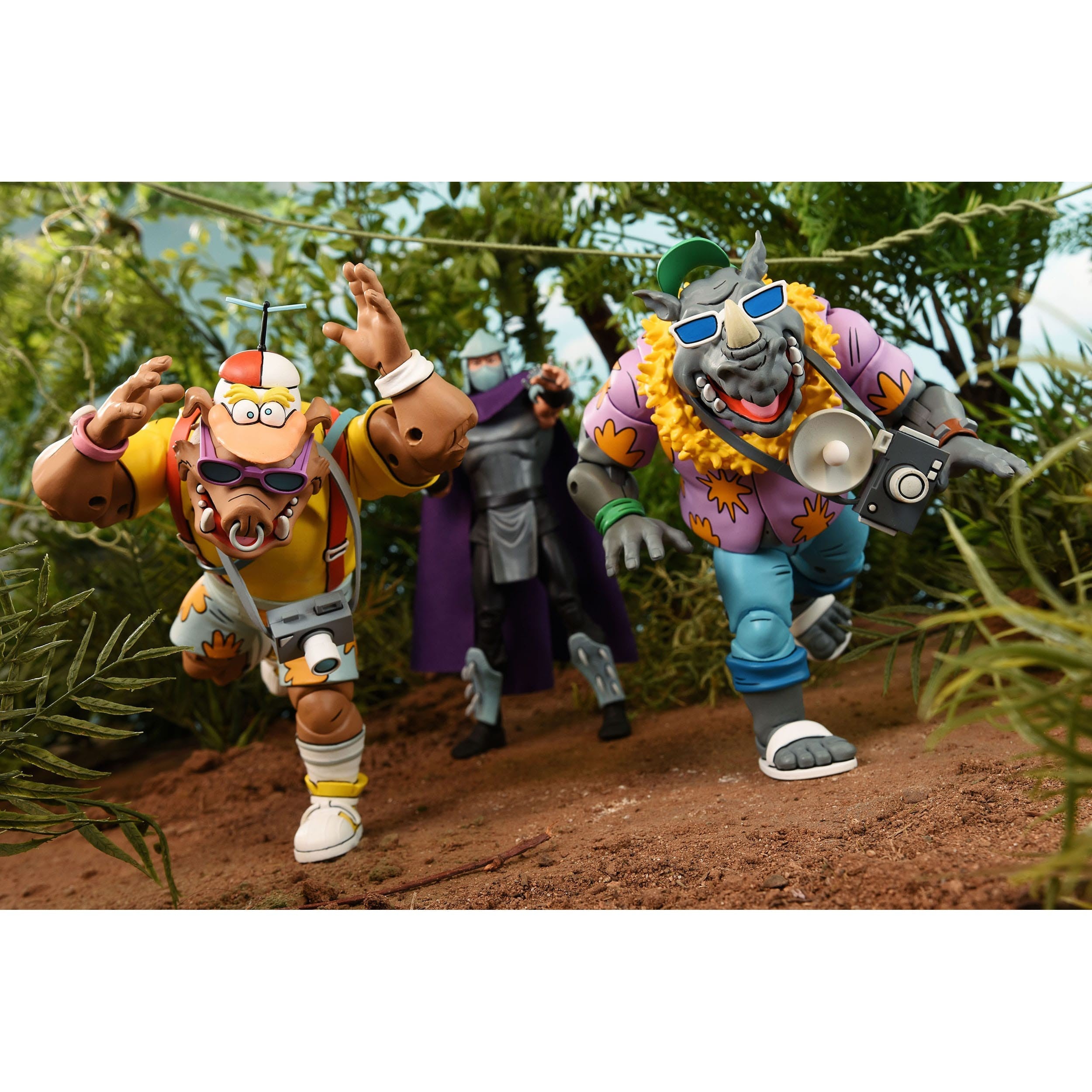 TMNT: Vacation Bebop and Rocksteady (Cartoon) - 2-Pack-Actionfiguren-NECA-Mighty Underground