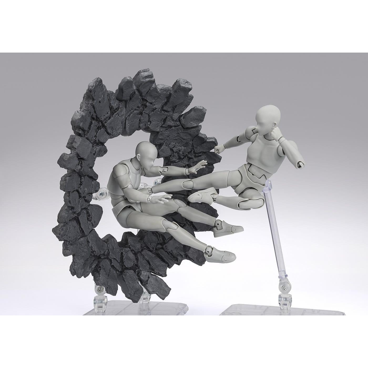 Tamashii Effect: Impact Gray Ver. - Accessory for S.H.Figuarts-Actionfiguren-Bandai Tamashii Nations-Mighty Underground