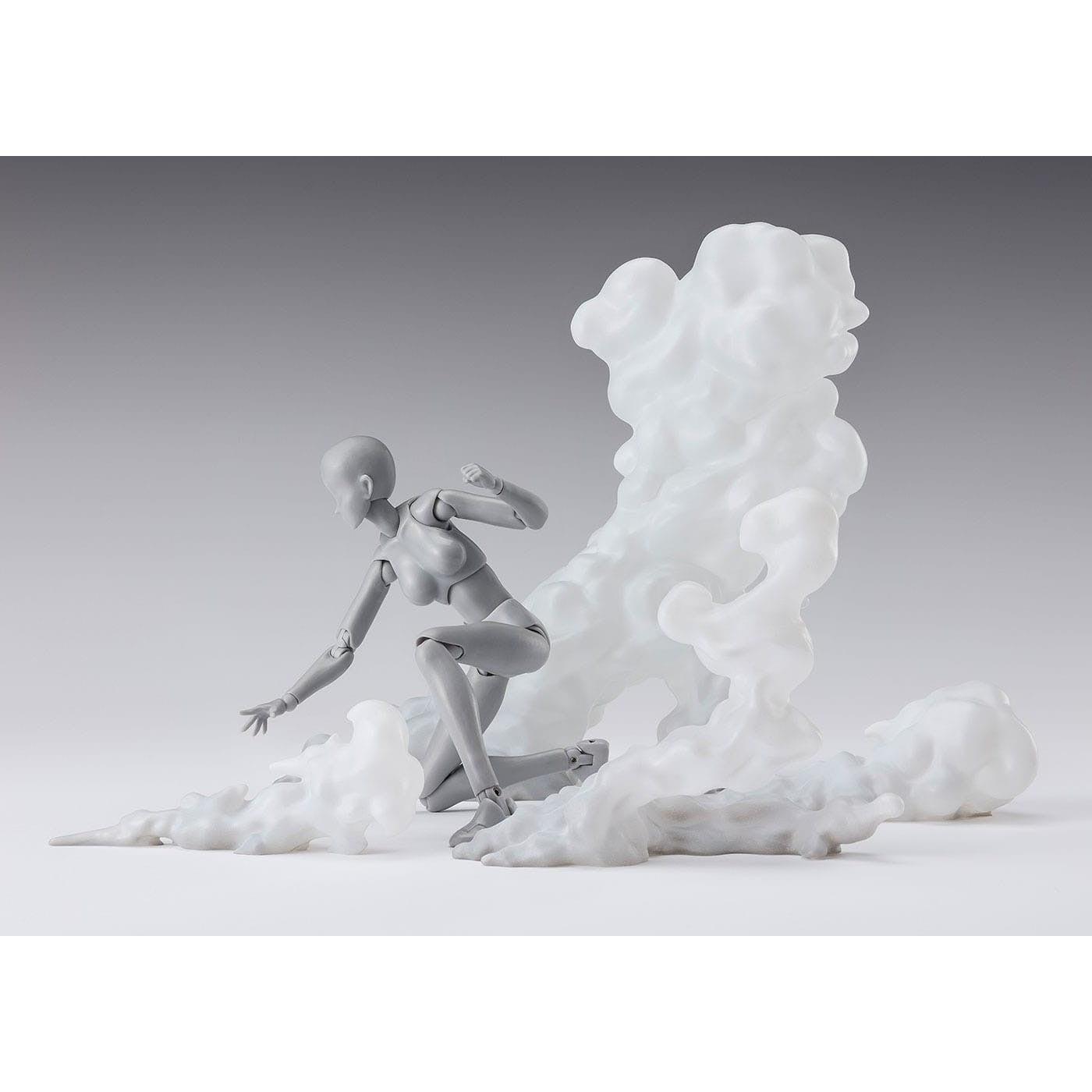 Tamashii Effect: Smoke White Version - Accessory for S.H.Figuarts-Actionfiguren-Bandai Tamashii Nations-Mighty Underground