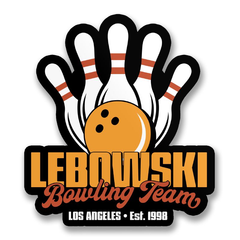 The Big Lebowski: Bowling Team - Sticker-Sticker-Mighty Underground-Mighty Underground