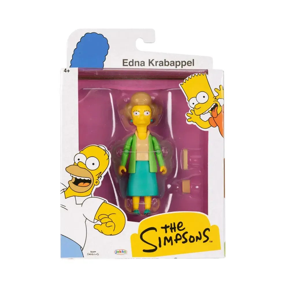 The Simpsons: Edna Krabappel - 5-Inch-Actionfiguren-Jakks Pacific-Mighty Underground