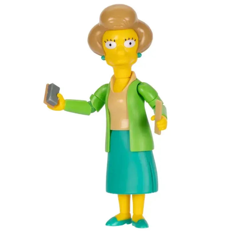The Simpsons: Edna Krabappel - 5-Inch-Actionfiguren-Jakks Pacific-Mighty Underground