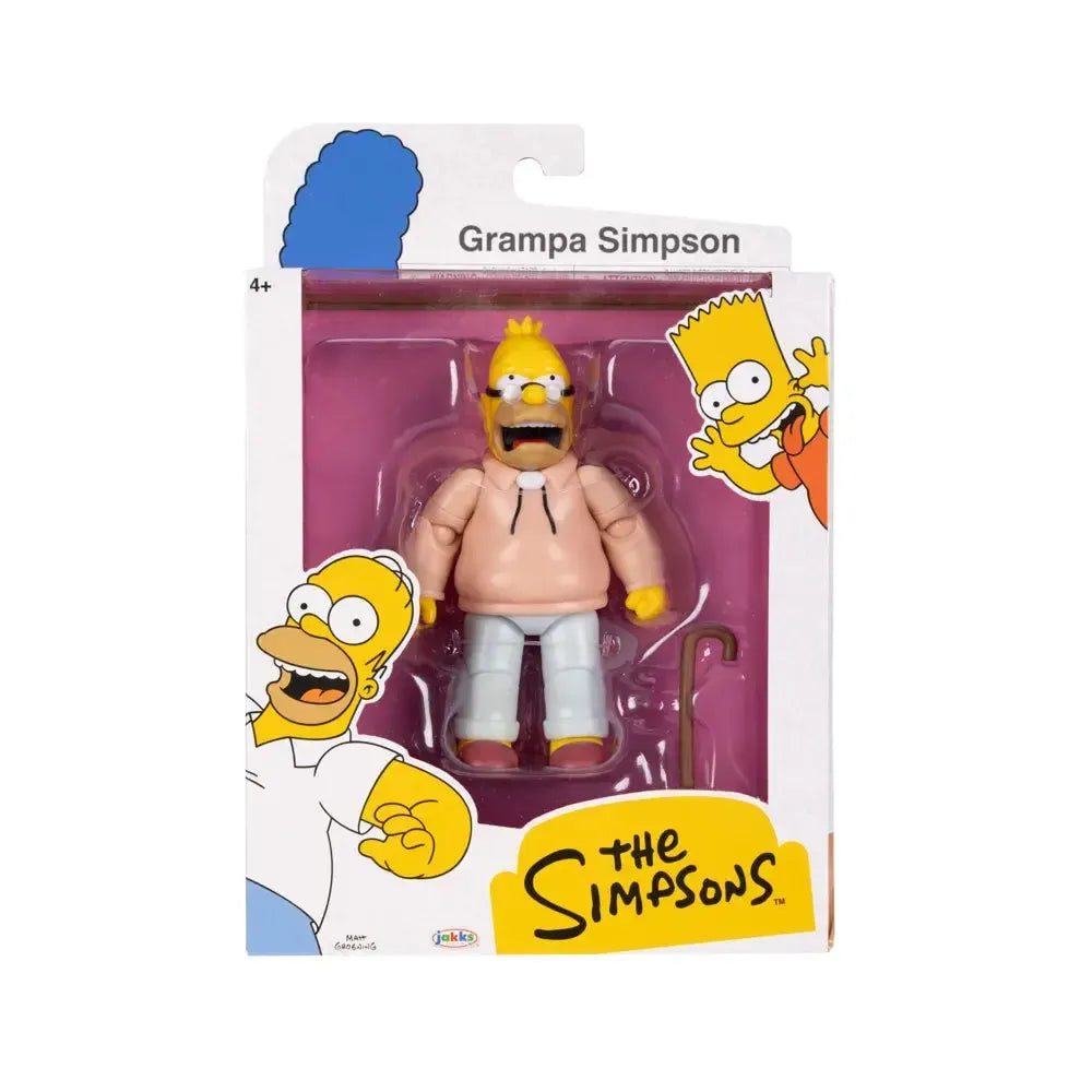 The Simpsons: Grampa Simpson - 5-Inch-Actionfiguren-Jakks Pacific-Mighty Underground