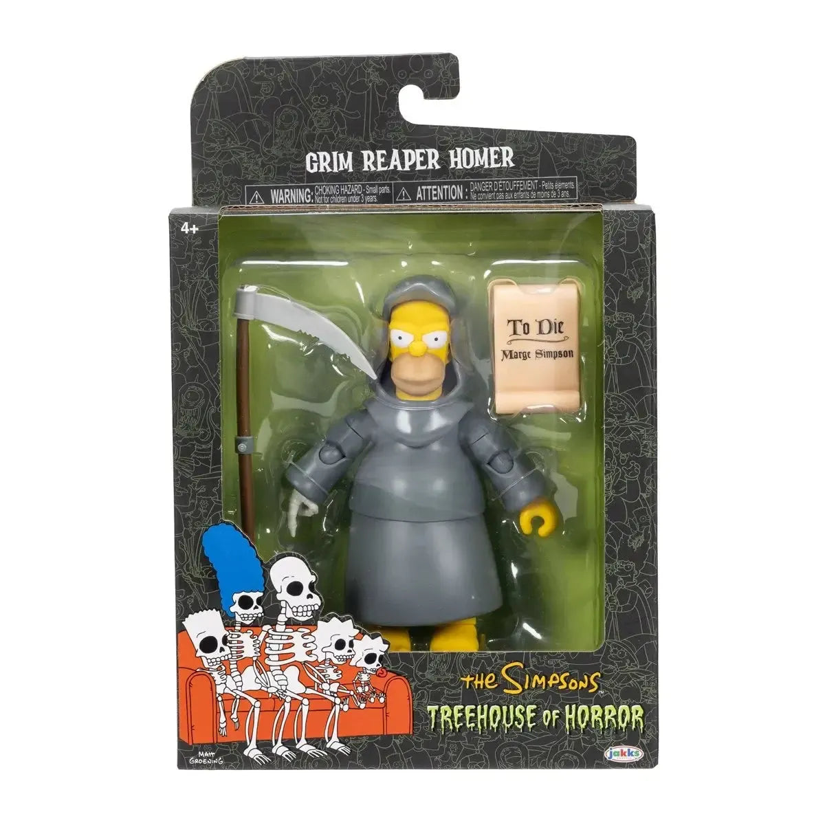 The Simpsons: Grim Reaper Homer (Treehouse of Horror) - 5-Inch-Actionfiguren-Jakks Pacific-Mighty Underground