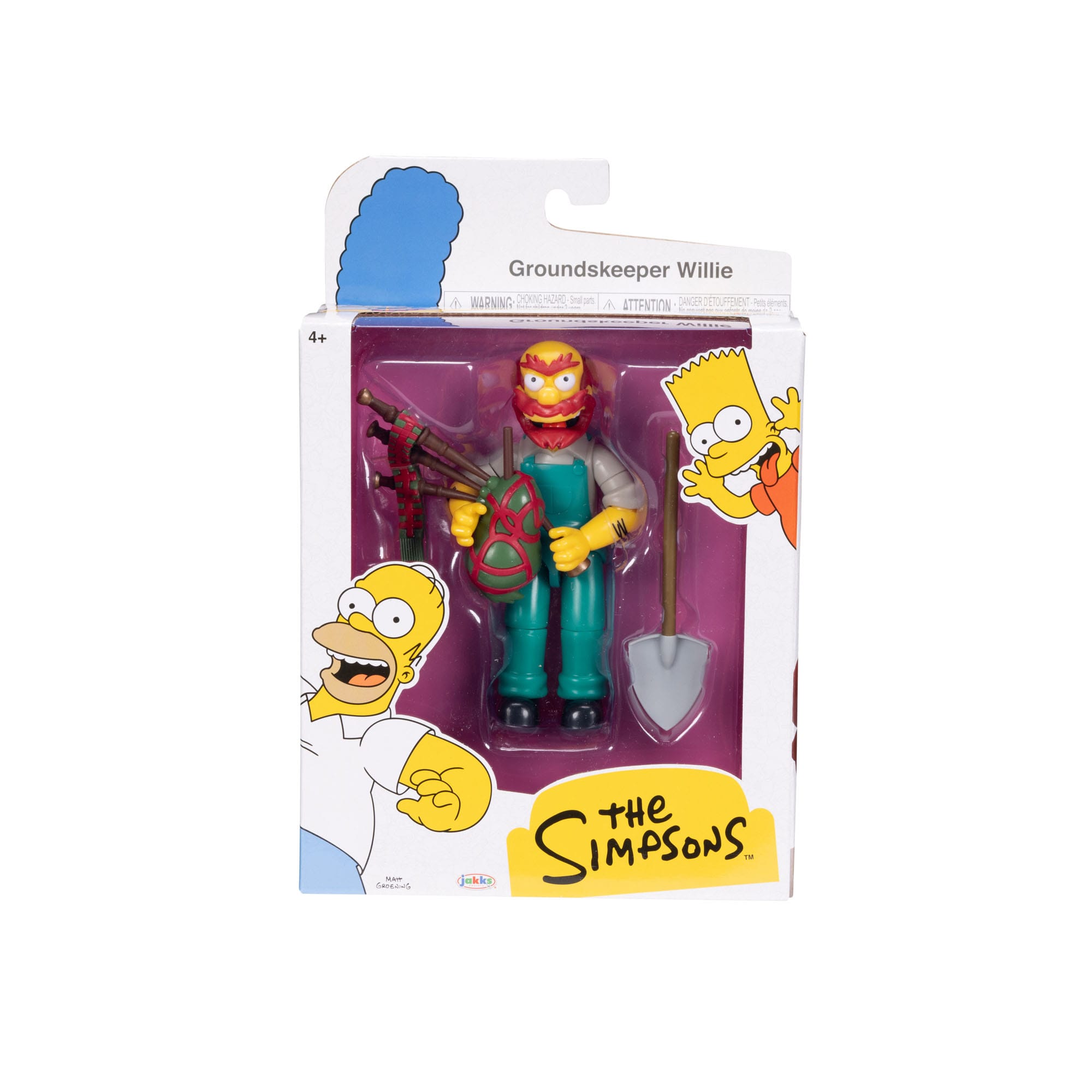 The Simpsons: Groundskeeper Willie - 5-Inch-Actionfiguren-Jakks Pacific-Mighty Underground
