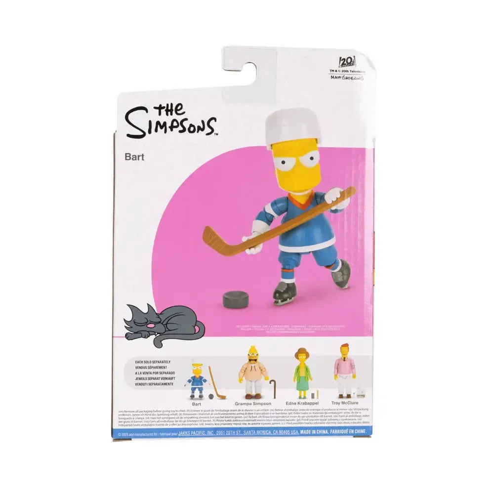 The Simpsons: Hockey Bart - 5-Inch-Actionfiguren-Jakks Pacific-Mighty Underground