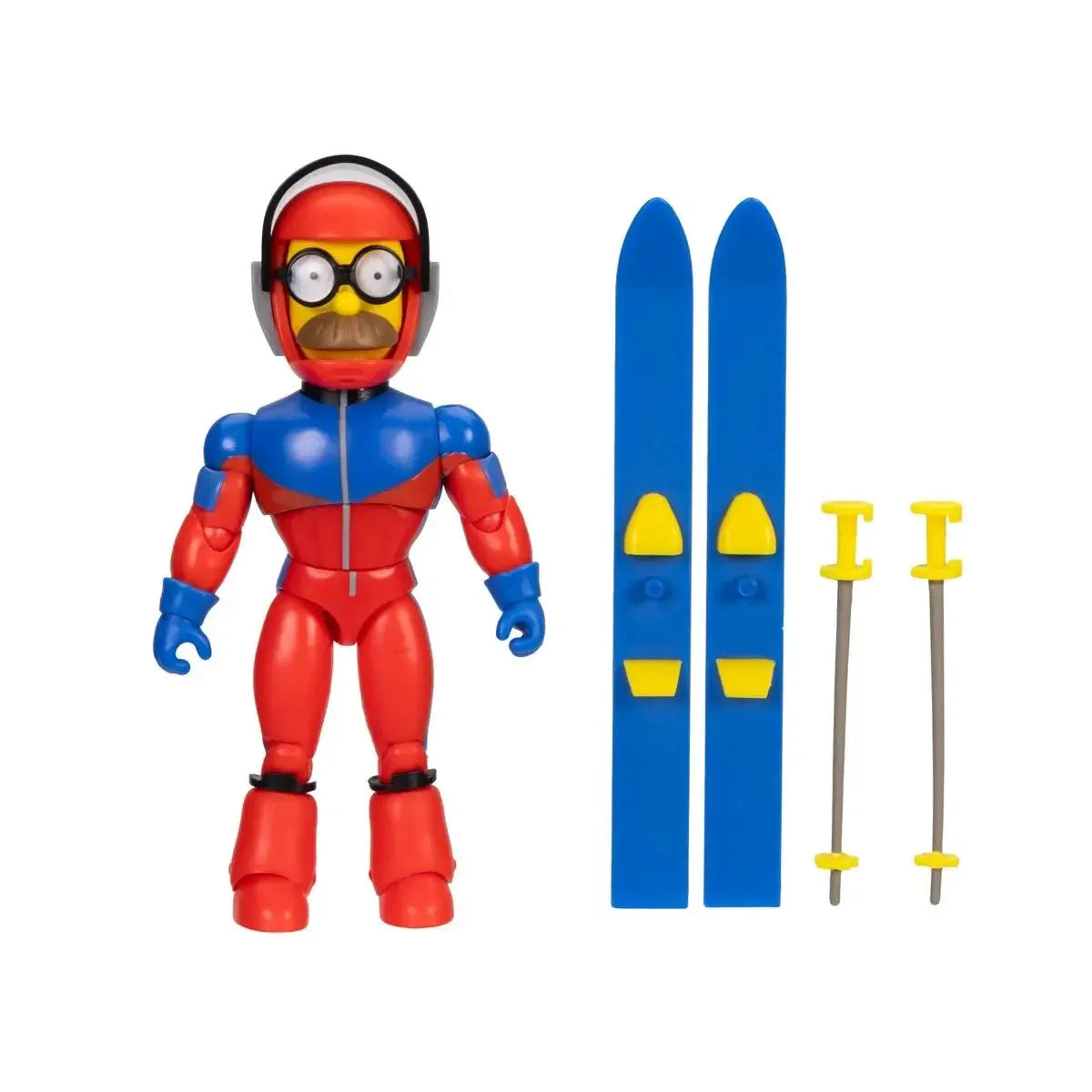 The Simpsons: Stupid Sexy Flanders with Ski Pole - 5-Inch-Actionfiguren-Jakks Pacific-Mighty Underground
