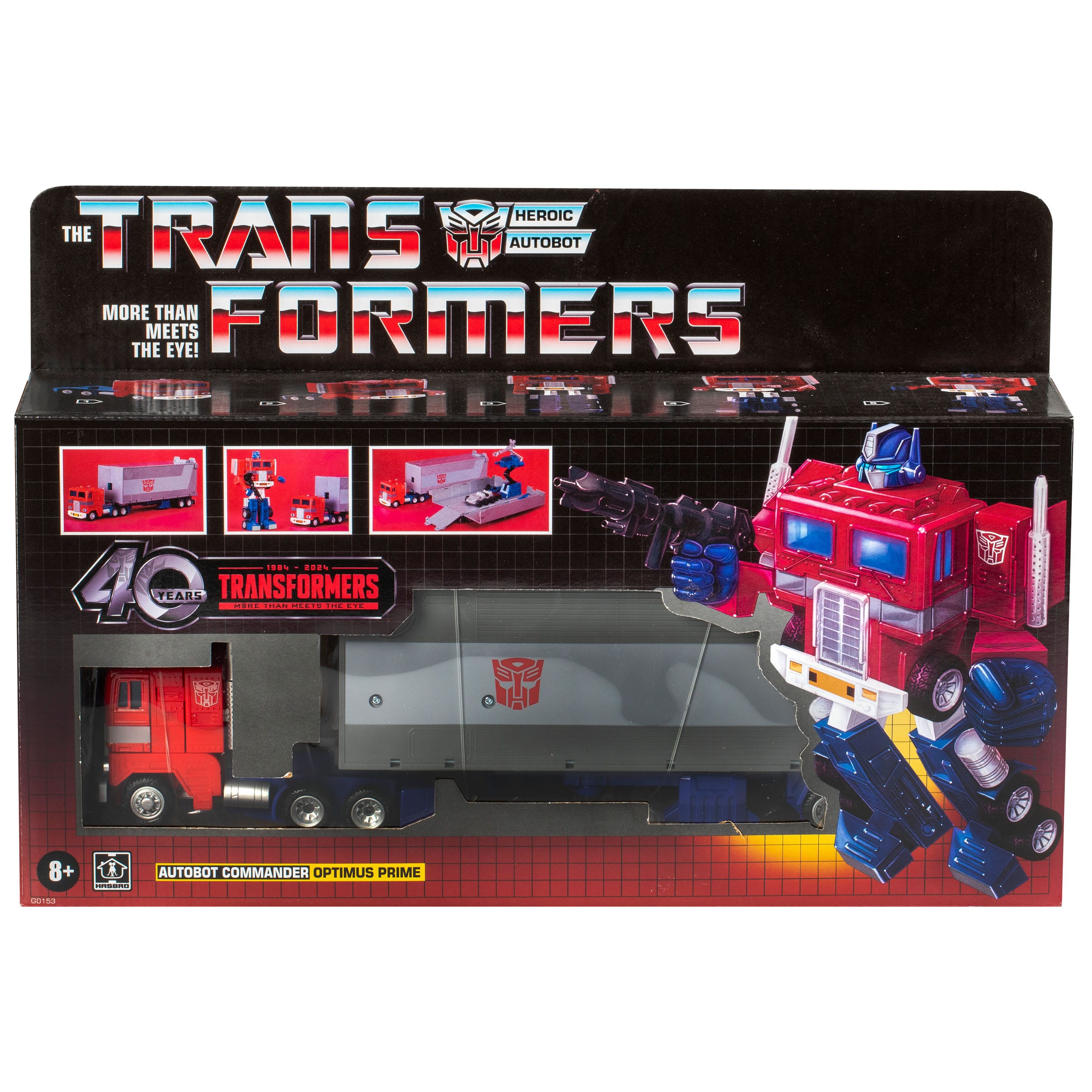 The Transformers Retro G1: Autobot Commander Optimus Prime-Actionfiguren-Hasbro-Mighty Underground