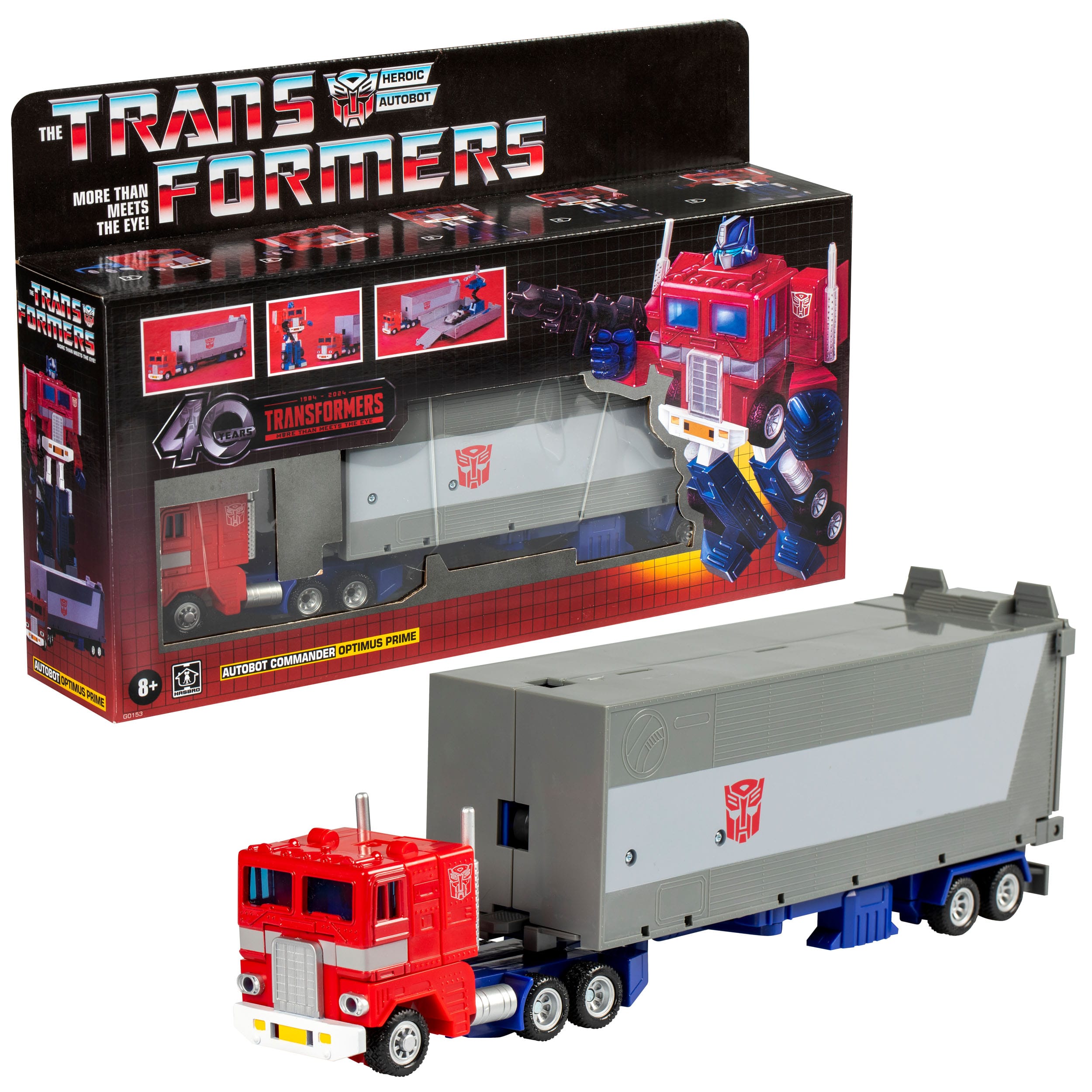 The Transformers Retro G1: Autobot Commander Optimus Prime-Actionfiguren-Hasbro-Mighty Underground