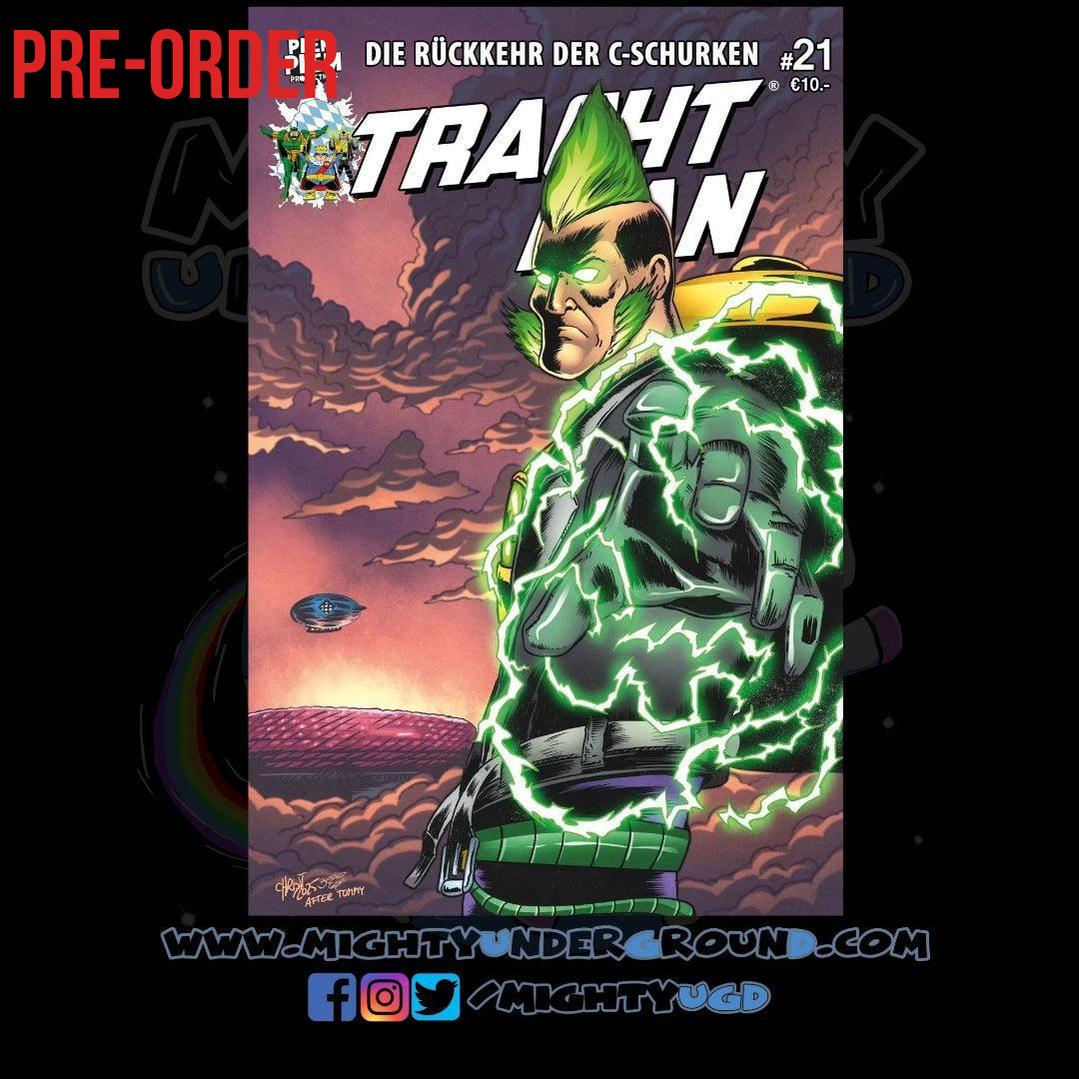 Tracht Man 21 (bairisch, exklusives, limitiertes Variant)-Comic-Plem Plem Productions-Mighty Underground