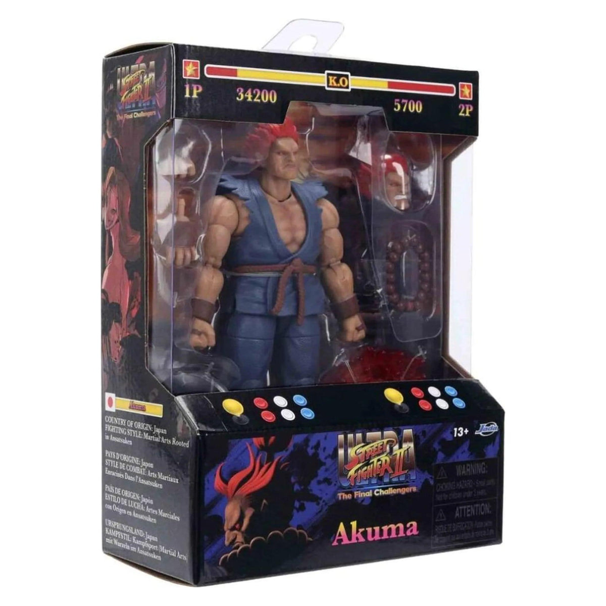 Ultra Street Fighter II The Final Challengers: Akuma - 6 inch-Actionfiguren-Jada Toys-Mighty Underground