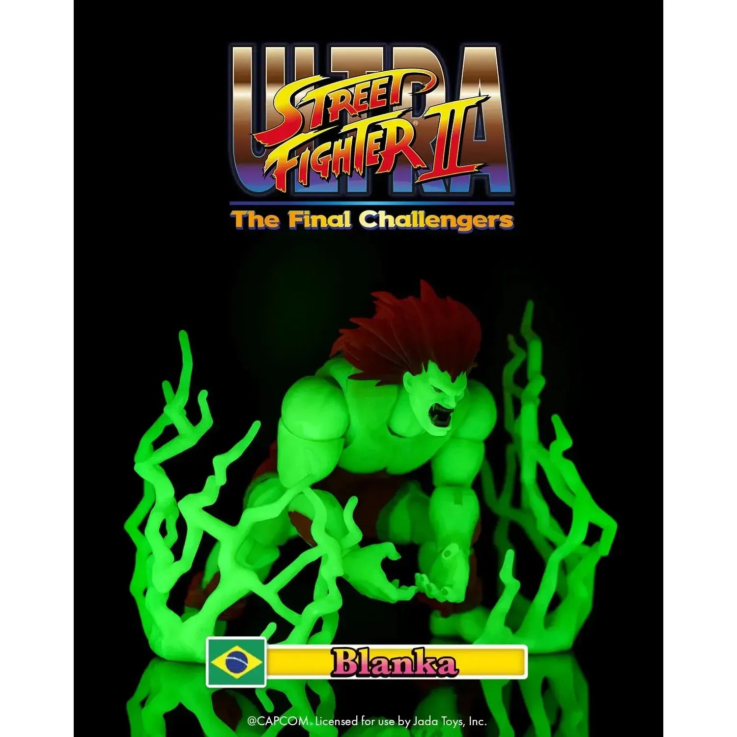 Ultra Street Fighter II The Final Challengers: Blanka (Glow In The Dark Limited Edition) - 6 inch-Actionfiguren-Jada Toys-Mighty Underground