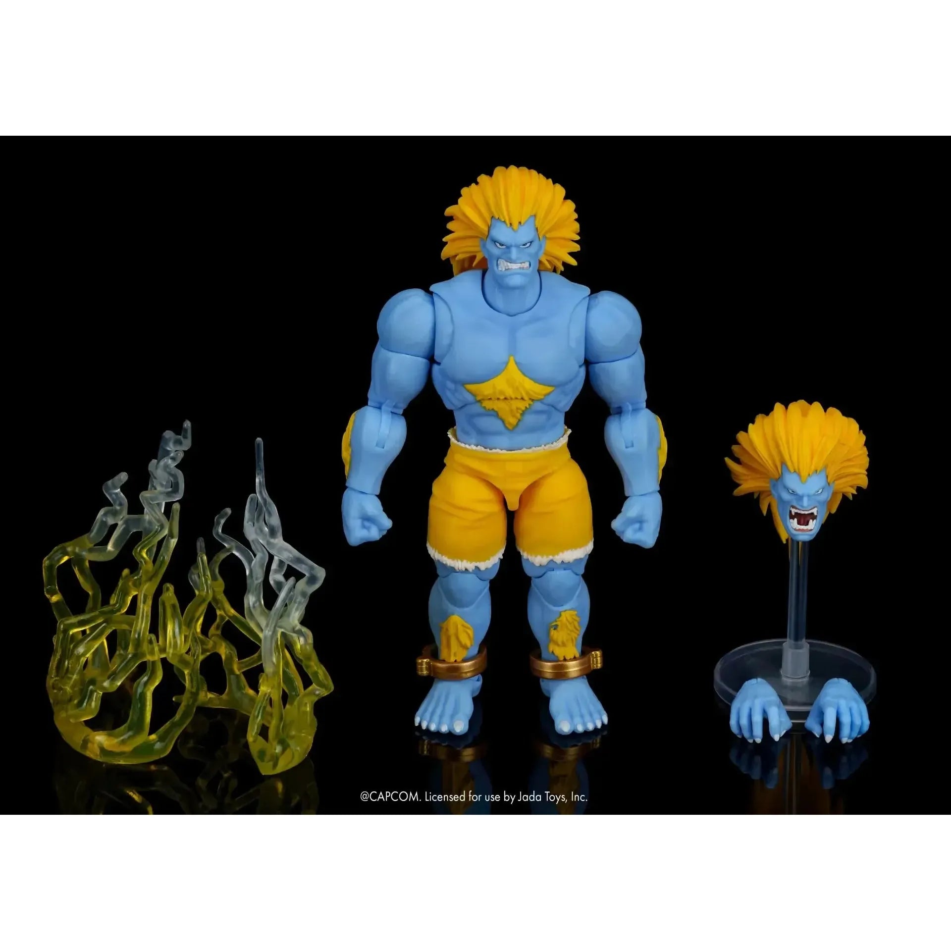 Ultra Street Fighter II The Final Challengers: Blanka (Player 2 Version, Exclusive) - 6 inch-Actionfiguren-Jada Toys-Mighty Underground
