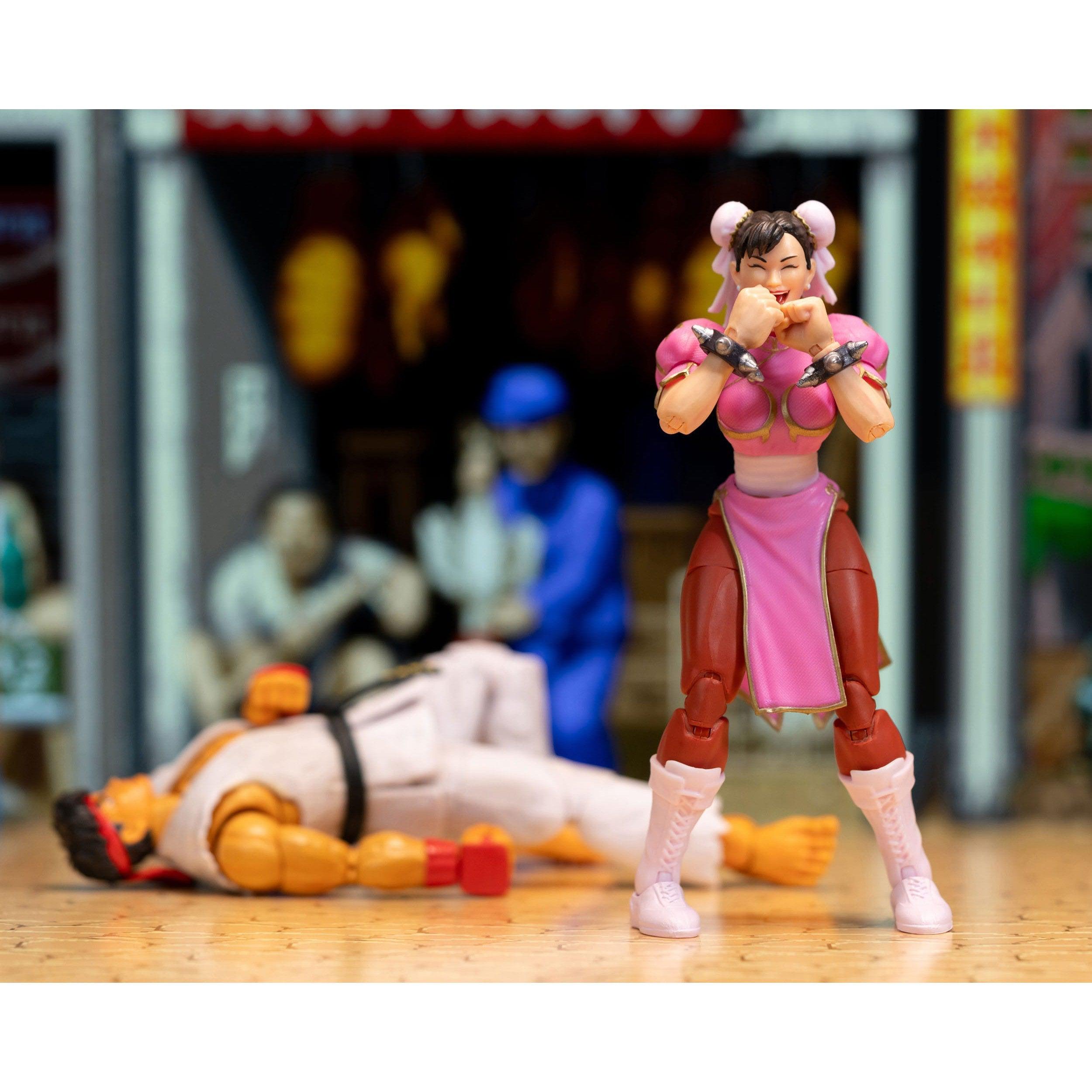 Ultra Street Fighter II The Final Challengers: Chun-Li Player 2 Deluxe Ver. - 6 inch-Actionfiguren-Jada Toys-Mighty Underground