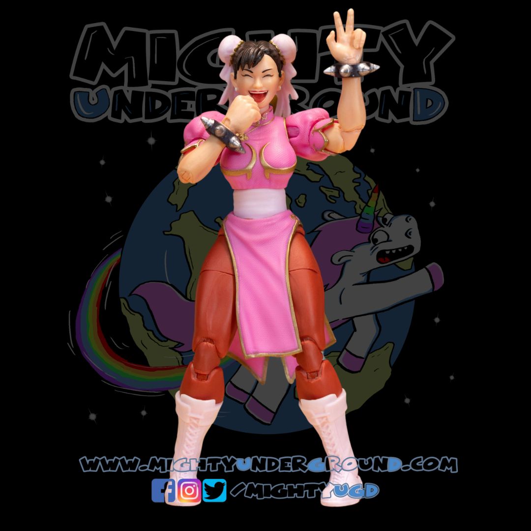 Ultra Street Fighter II The Final Challengers: Chun-Li Player 2 Deluxe Ver. - 6 inch-Actionfiguren-Jada Toys-Mighty Underground