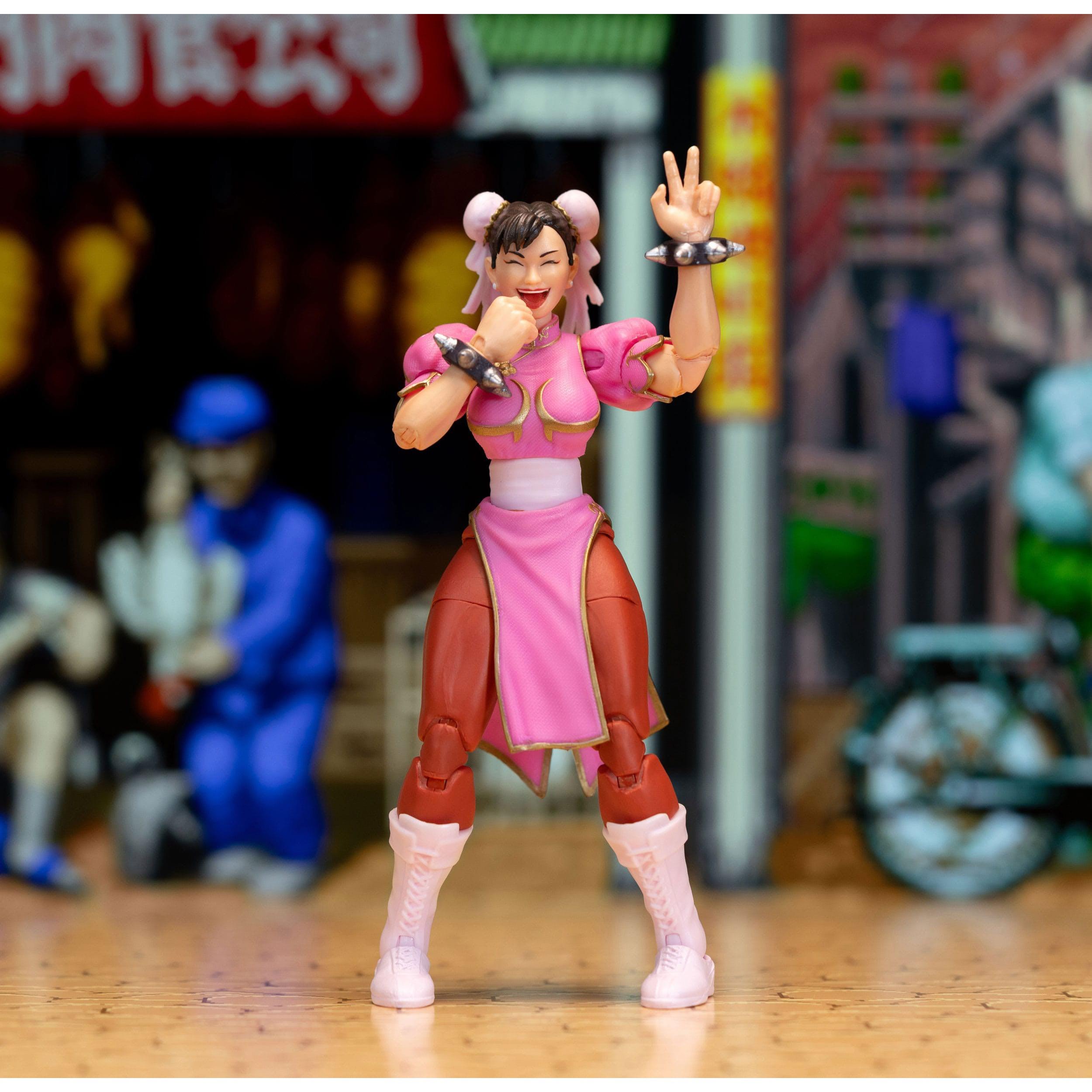 Ultra Street Fighter II The Final Challengers: Chun-Li Player 2 Deluxe Ver. - 6 inch-Actionfiguren-Jada Toys-Mighty Underground