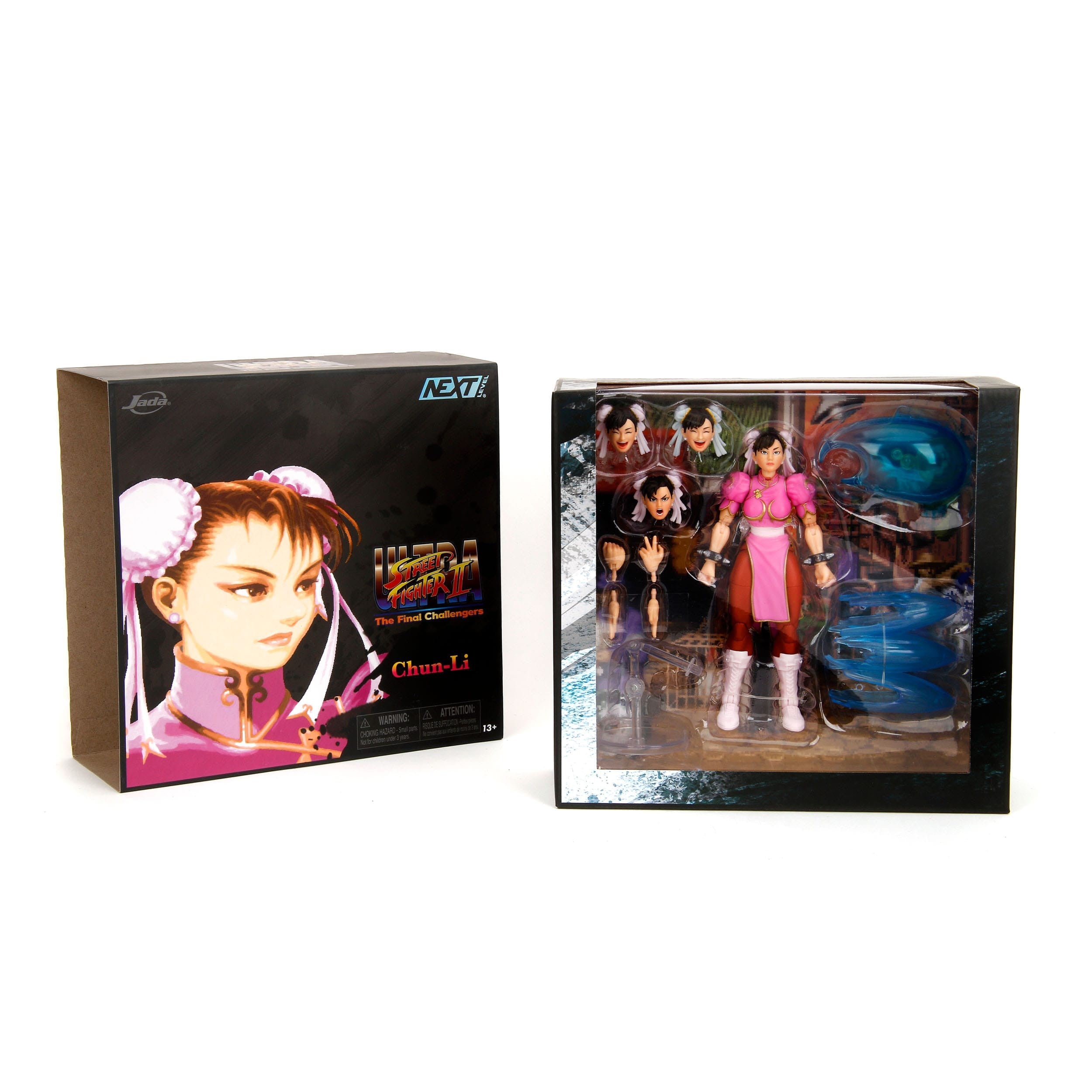 Ultra Street Fighter II The Final Challengers: Chun-Li Player 2 Deluxe Ver. - 6 inch-Actionfiguren-Jada Toys-Mighty Underground