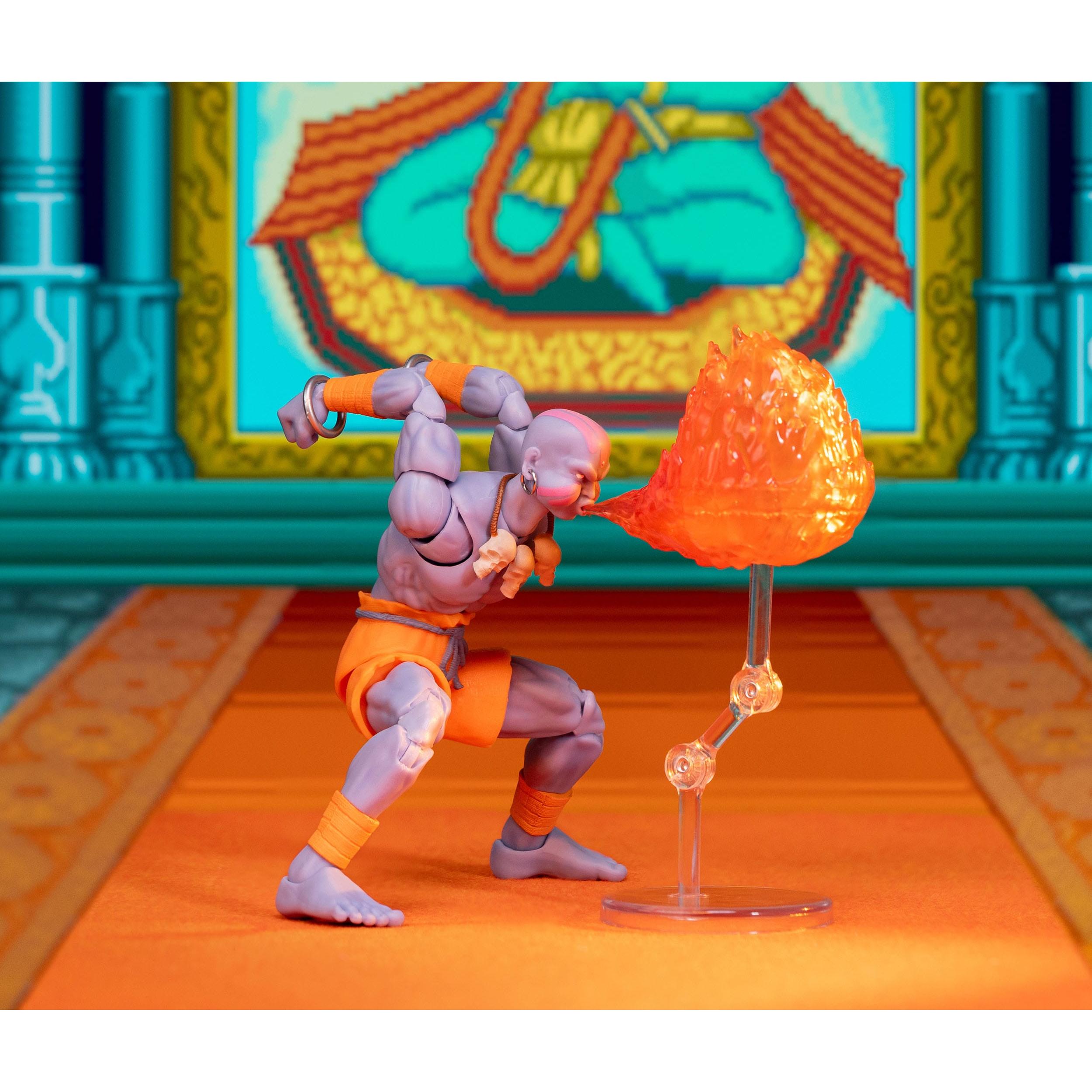 Ultra Street Fighter II The Final Challengers: Dhalsim (Blue Player 2 Version, Exclusive) - 6 inch-Actionfiguren-Jada Toys-Mighty Underground