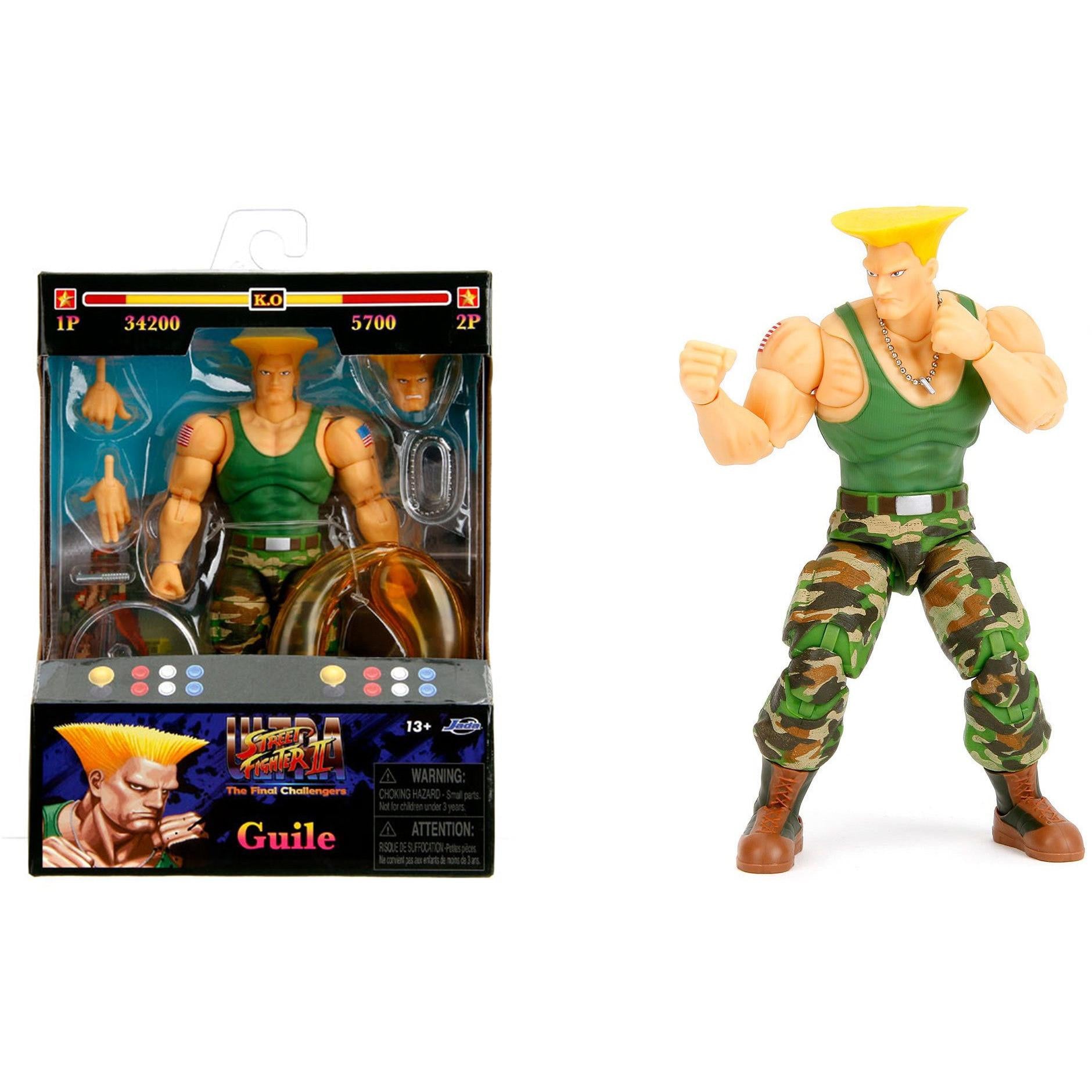 Ultra Street Fighter II The Final Challengers: Guile - 6 inch-Actionfiguren-Jada Toys-Mighty Underground