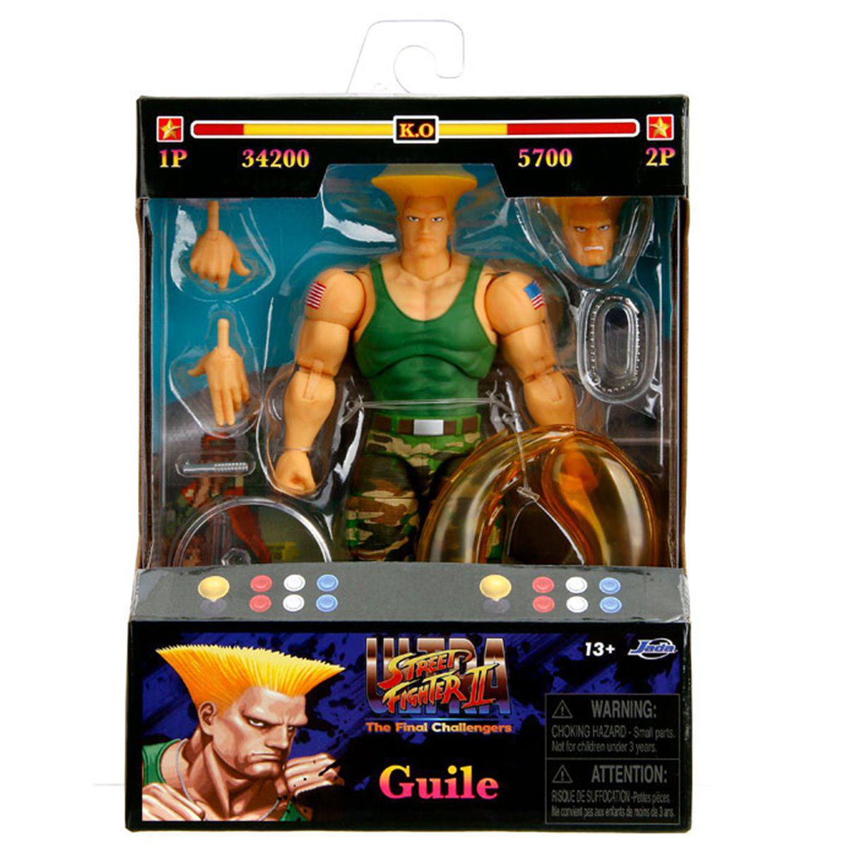 Ultra Street Fighter II The Final Challengers: Guile - 6 inch-Actionfiguren-Jada Toys-Mighty Underground