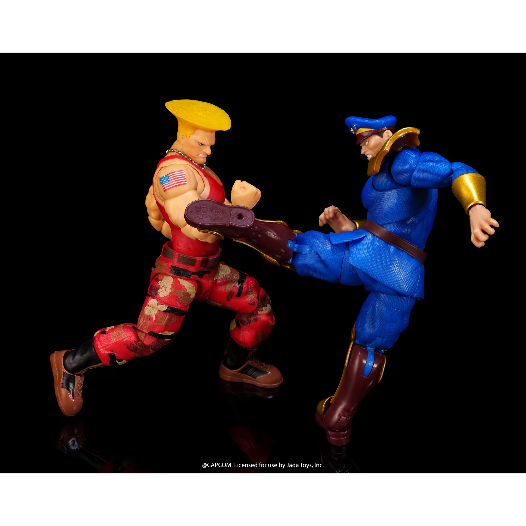 Ultra Street Fighter II The Final Challengers: Guile VS Bison Double Pack (Limited Edition) - 6 inch-Actionfiguren-Jada Toys-Mighty Underground