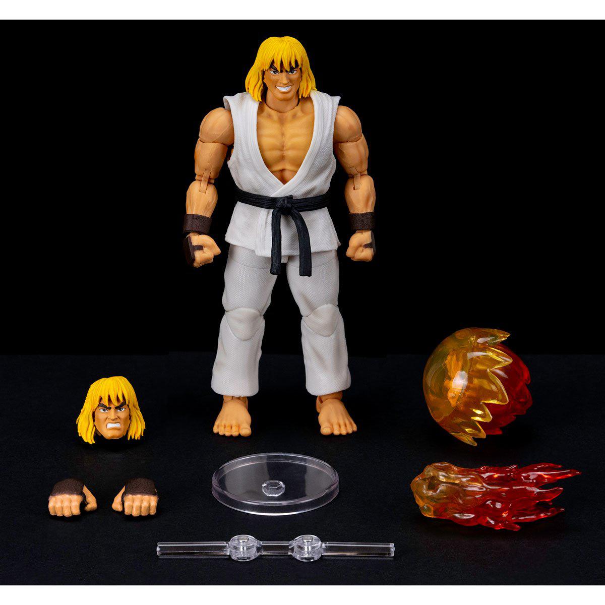 Ultra Street Fighter II The Final Challengers: Ken (White Player 2 Version, Exclusive) - 6 inch-Actionfiguren-Jada Toys-Mighty Underground