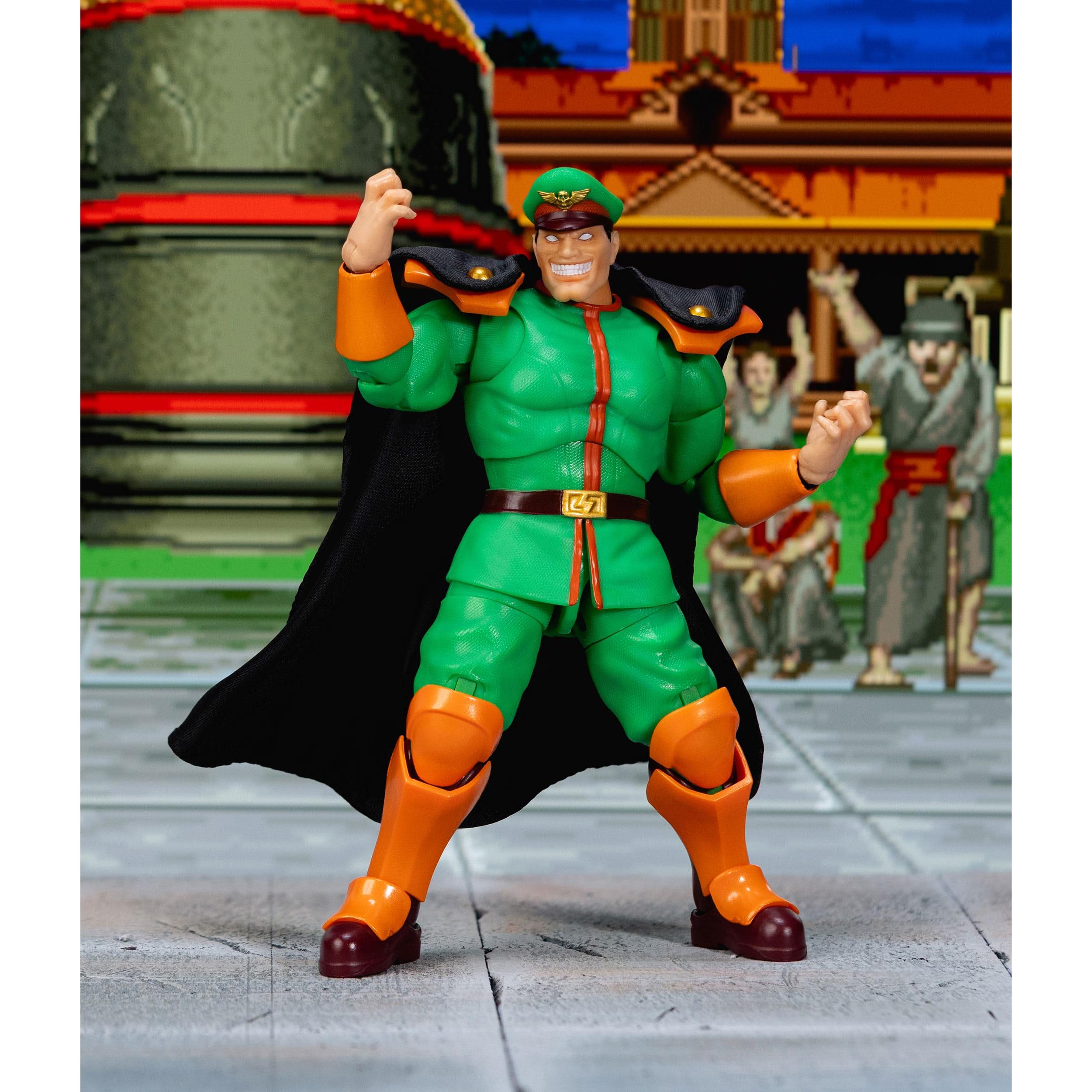 Ultra Street Fighter II The Final Challengers: M. Bison (Green Player 2 Version, Exclusive) - 6 inch-Actionfiguren-Jada Toys-Mighty Underground
