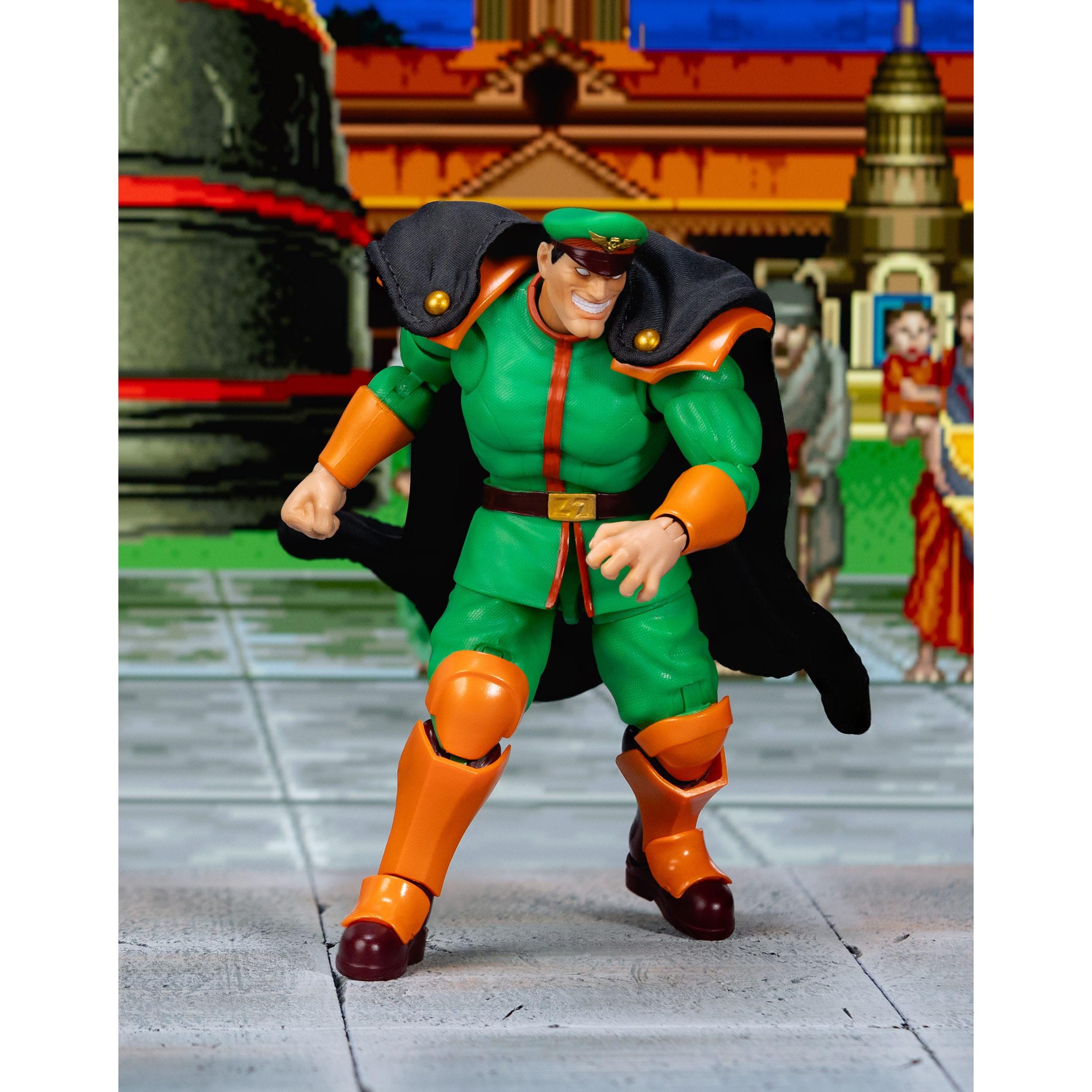 Ultra Street Fighter II The Final Challengers: M. Bison (Green Player 2 Version, Exclusive) - 6 inch-Actionfiguren-Jada Toys-Mighty Underground