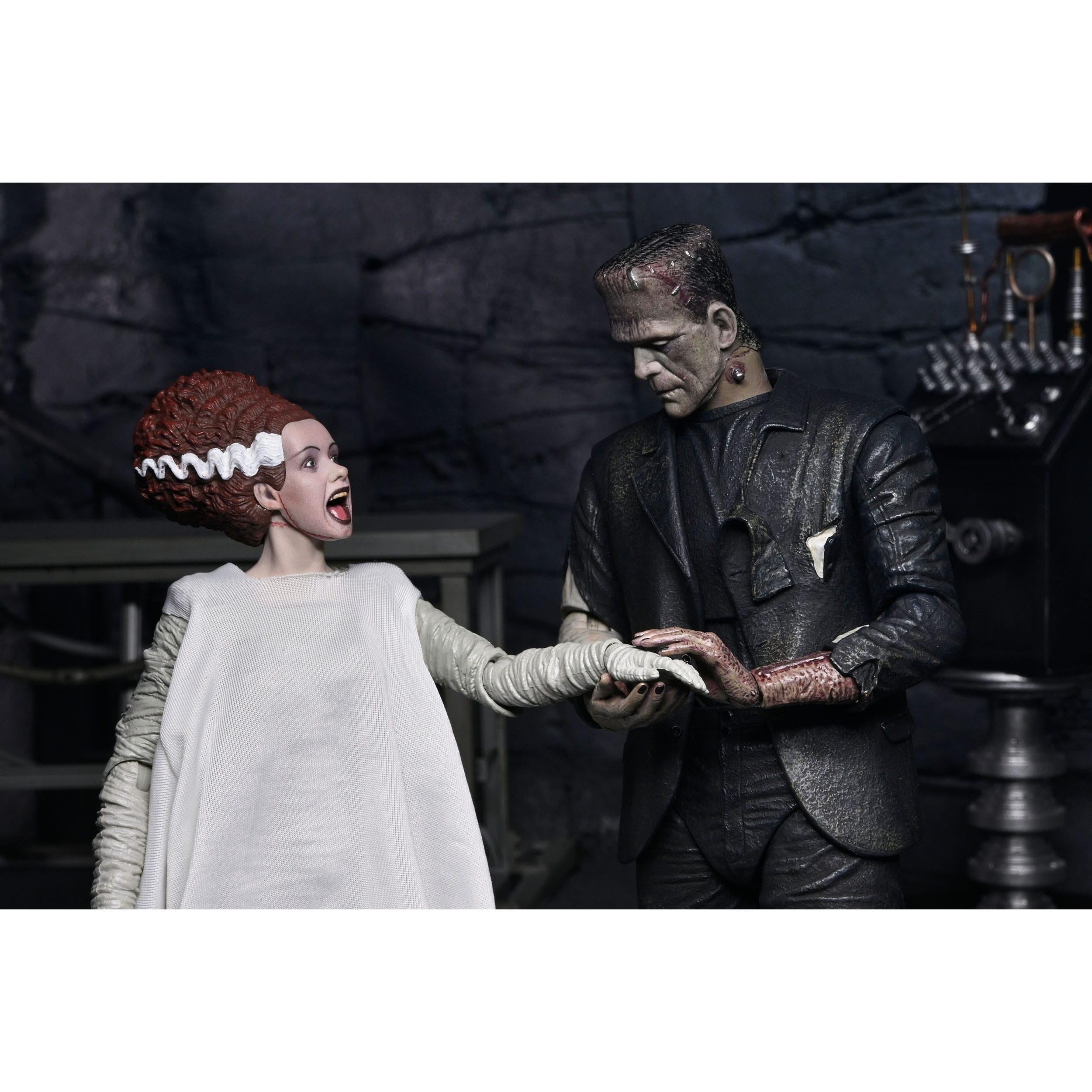 Universal Monsters: Bride of Frankenstein 90th Anniversary The Monster & His Mate - 2-Pack-Actionfiguren-NECA-Mighty Underground