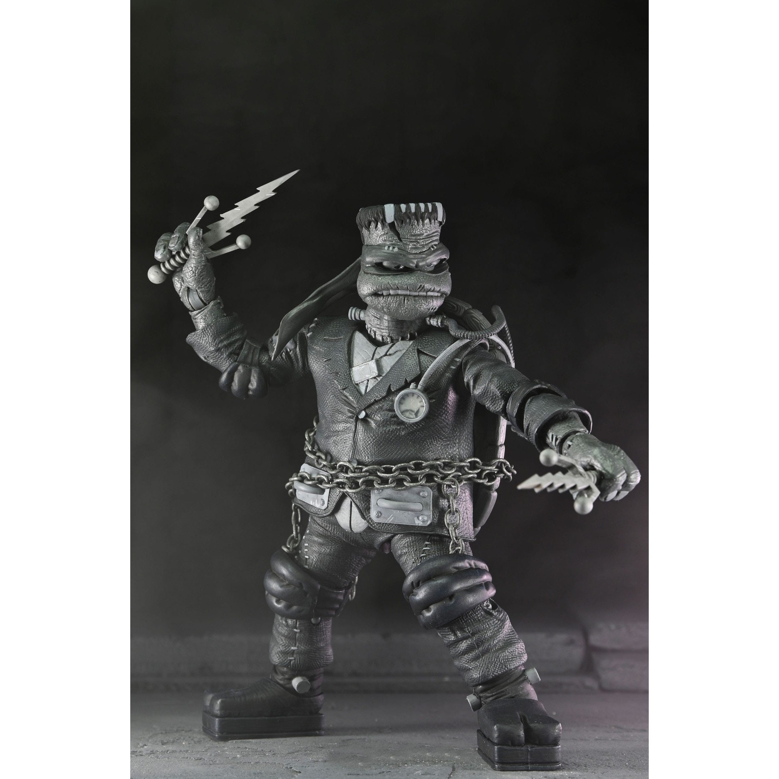 Universal Monsters x TMNT: Turtles Black & White - 4-Pack-Actionfiguren-NECA-Mighty Underground