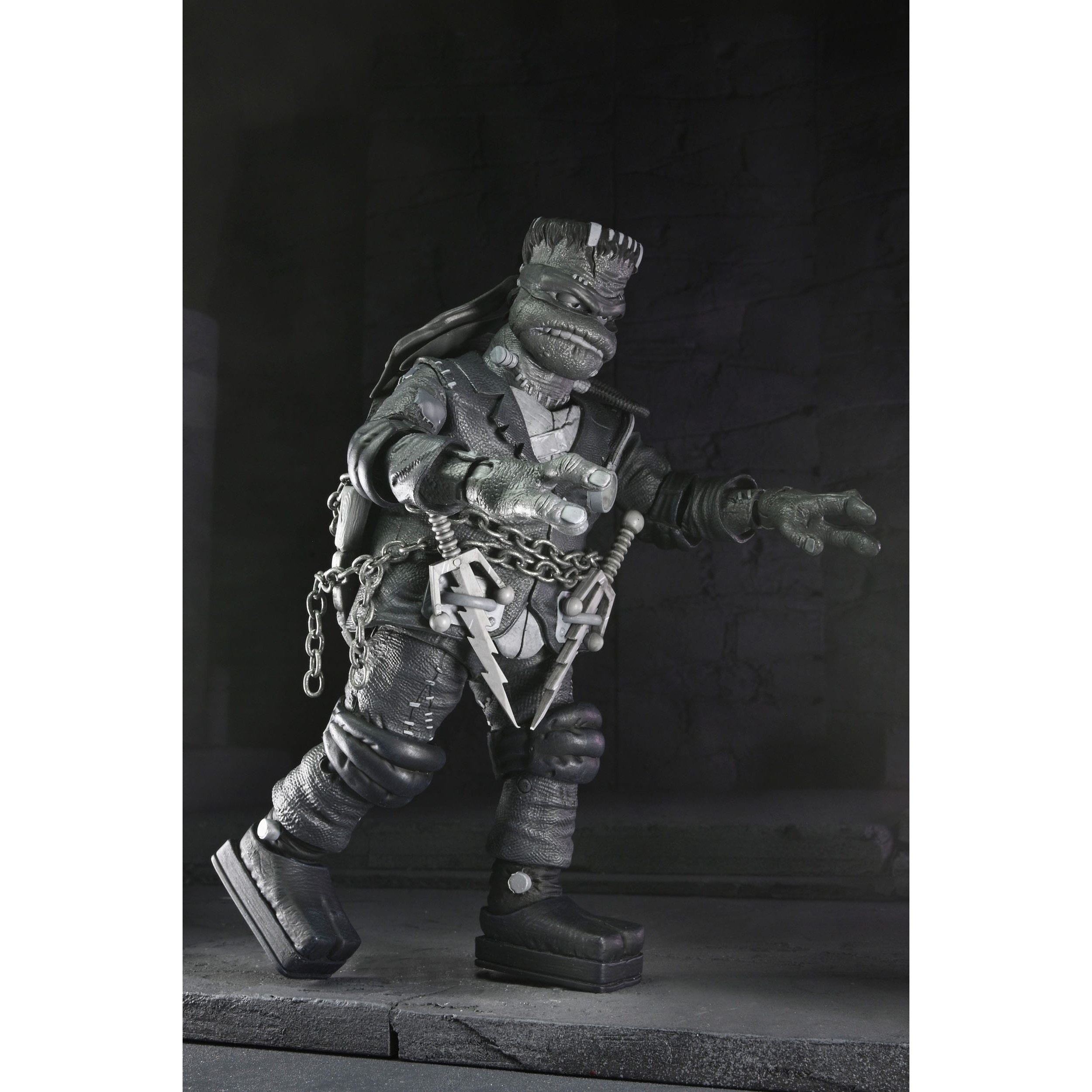 Universal Monsters x TMNT: Turtles Black & White - 4-Pack-Actionfiguren-NECA-Mighty Underground