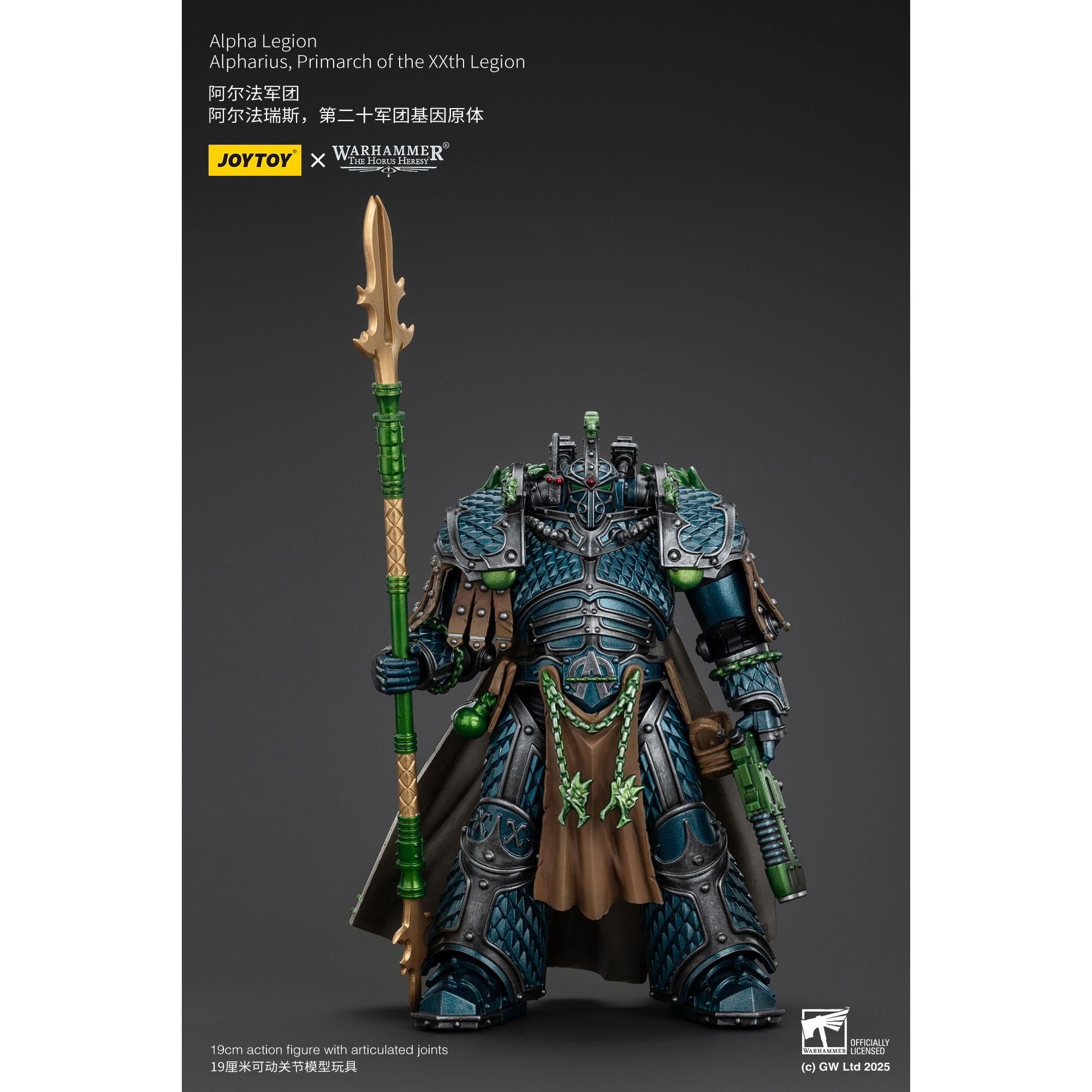 Warhammer 40k: Alpha Legion Alpharius, Primarch of the XXth Legion (The Horus Heresy)-Actionfiguren-JoyToy-Mighty Underground