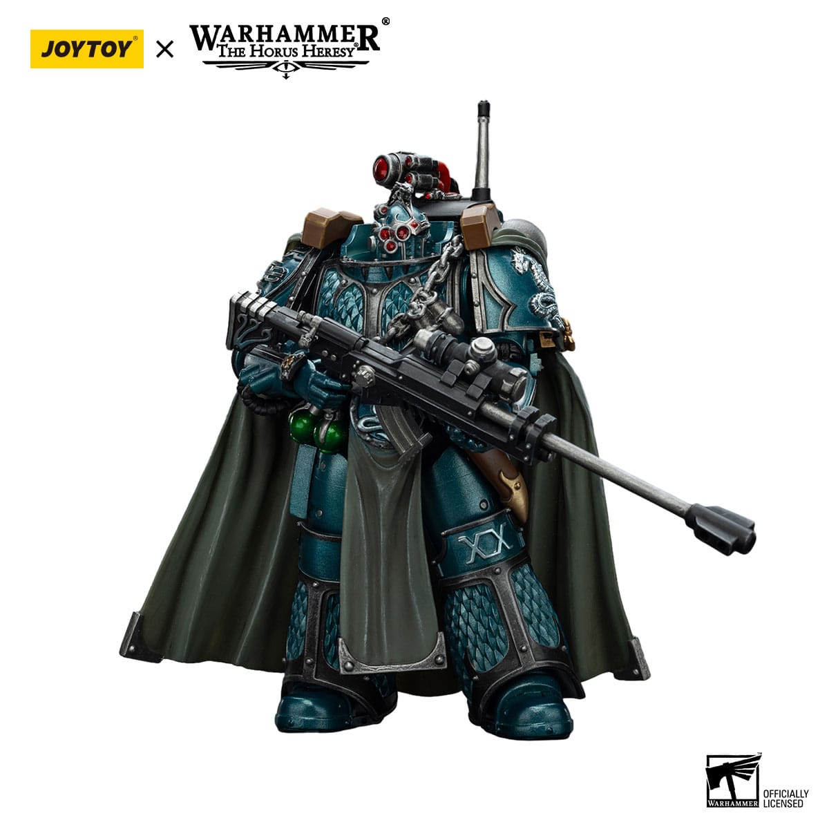 Warhammer 40k: Alpha Legion Exodus The One who is Many With Sniper Rifle And Power Dagger (The Horus Heresy)-Actionfiguren-JoyToy-Mighty Underground