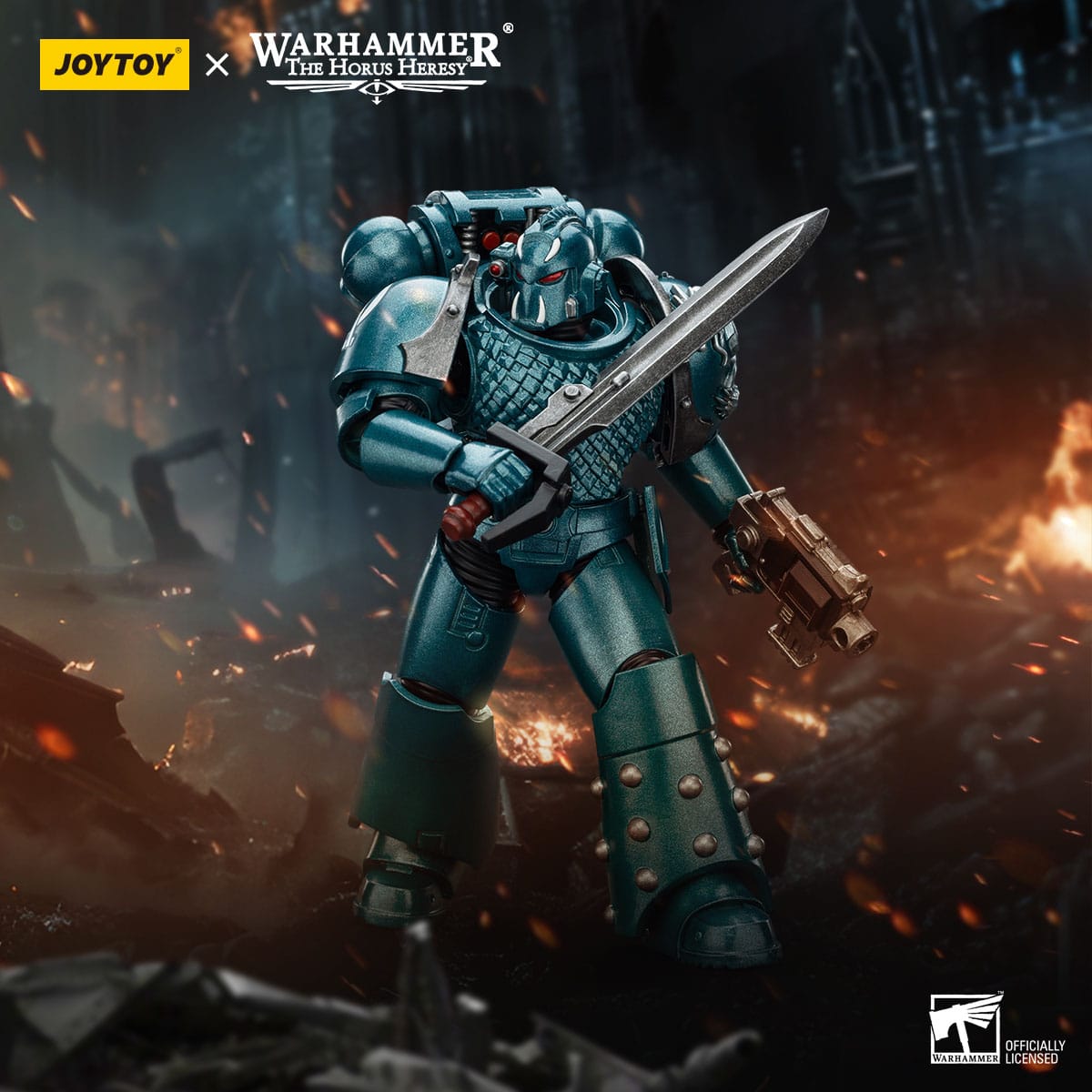 Warhammer 40k: Alpha Legion Headhunter Prime (The Horus Heresy)-Actionfiguren-JoyToy-Mighty Underground