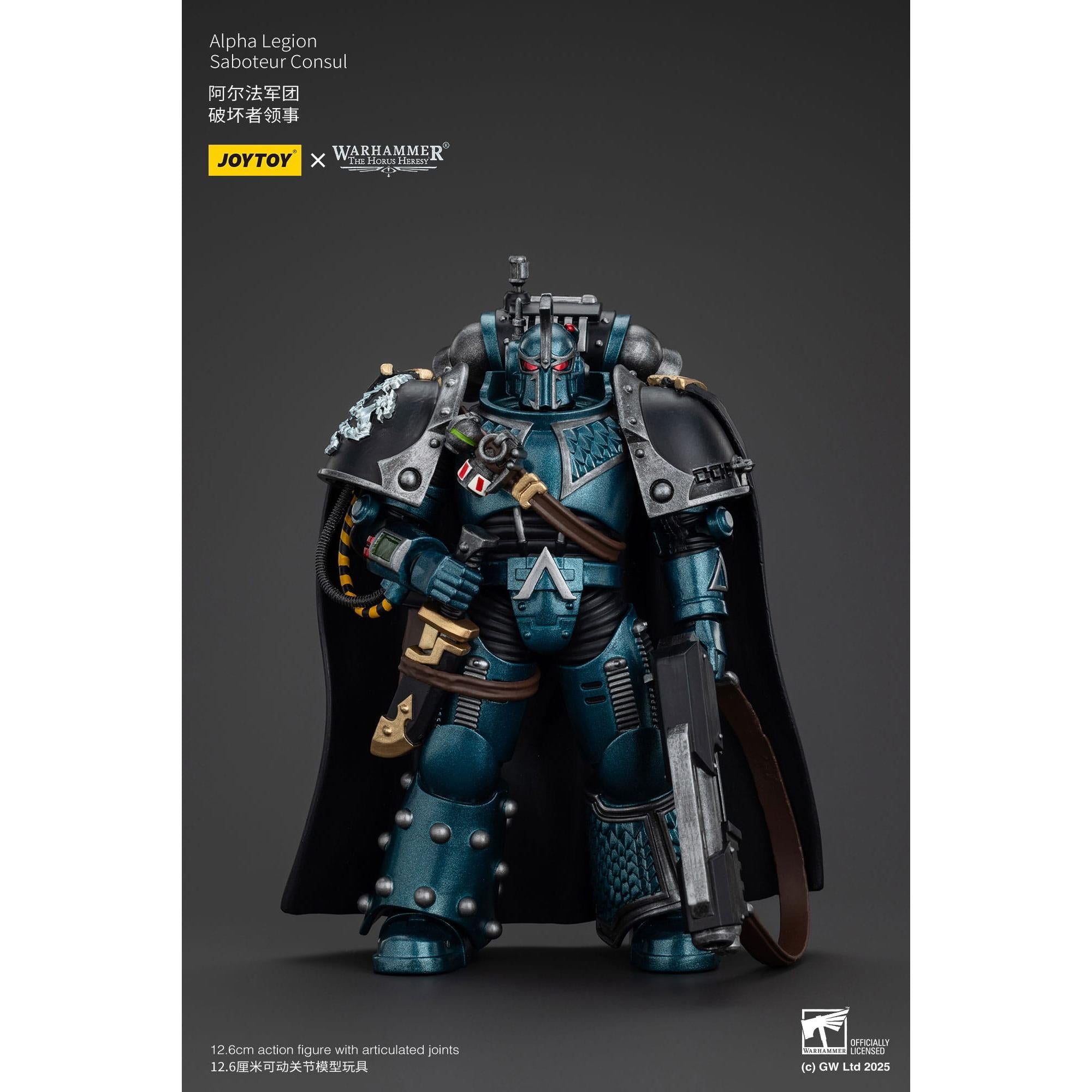 Warhammer 40k: Alpha Legion Saboteur Consul (The Horus Heresy)-Actionfiguren-JoyToy-Mighty Underground