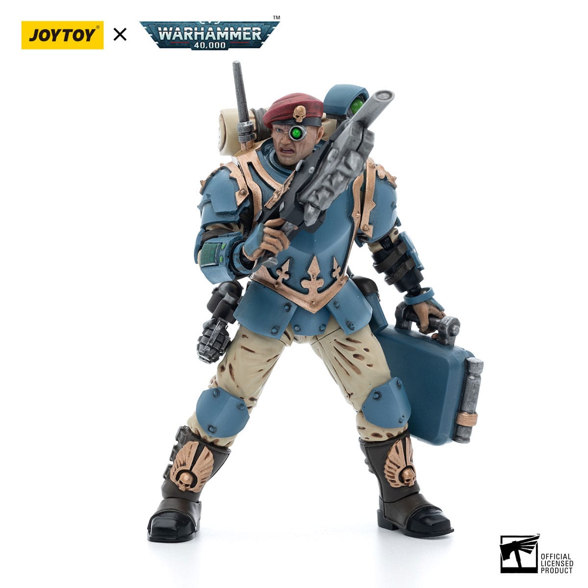 Warhammer 40k: Astra Militarum 55th Kappic Eagles Tempestus Scions Command Squad Medic-Actionfiguren-JoyToy-Mighty Underground