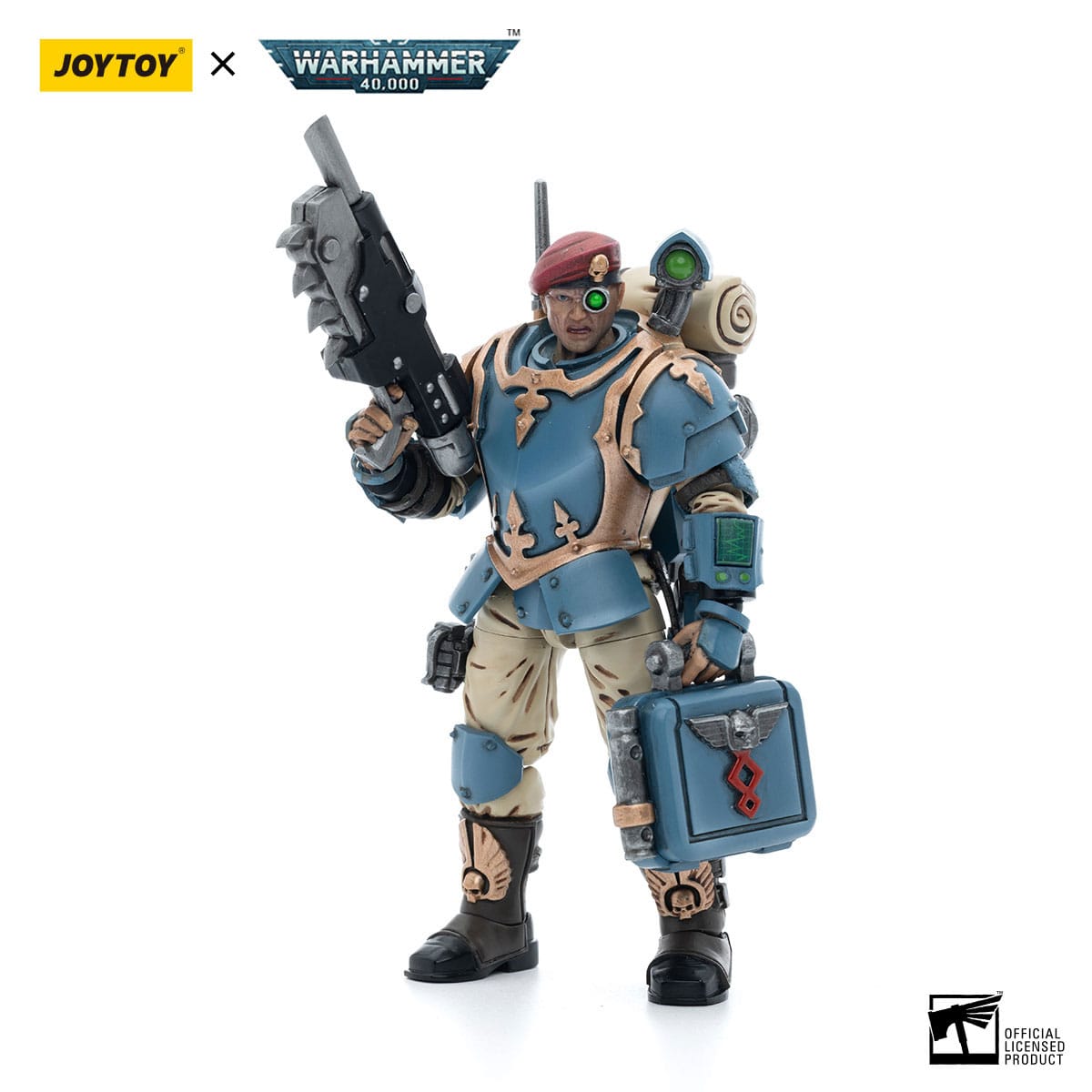 Warhammer 40k: Astra Militarum 55th Kappic Eagles Tempestus Scions Command Squad Medic-Actionfiguren-JoyToy-Mighty Underground