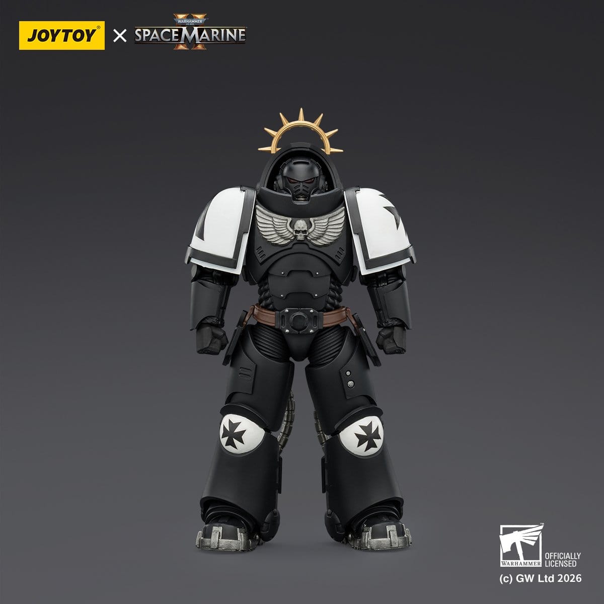 Warhammer 40k: Black Templars Heavy Intercessor (Game Edition, Spacemarine 2)-Actionfiguren-JoyToy-Mighty Underground