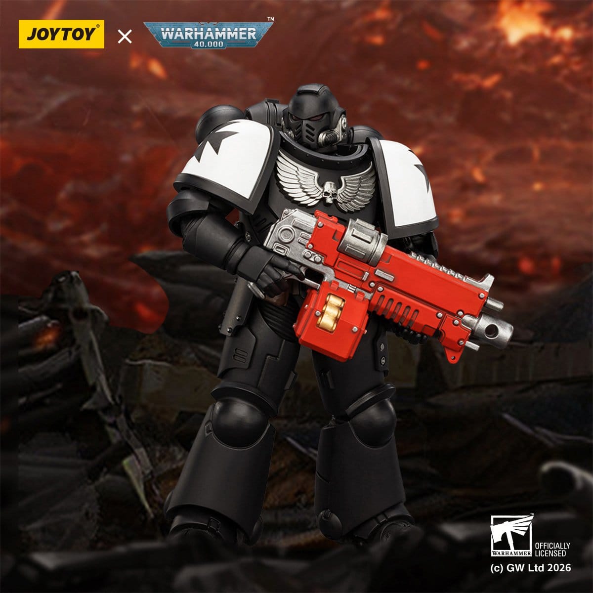Warhammer 40k: Black Templars Intercessor-Actionfiguren-JoyToy-Mighty Underground