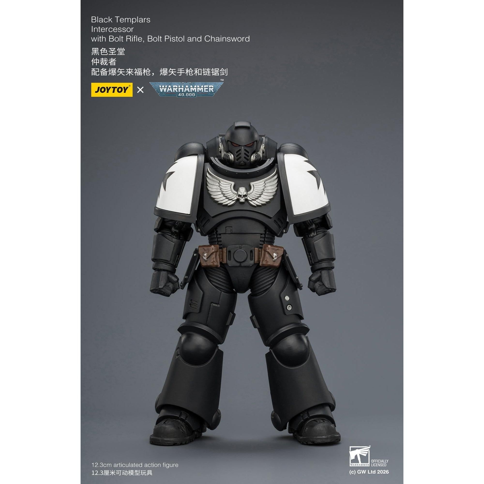 Warhammer 40k: Black Templars Intercessor-Actionfiguren-JoyToy-Mighty Underground