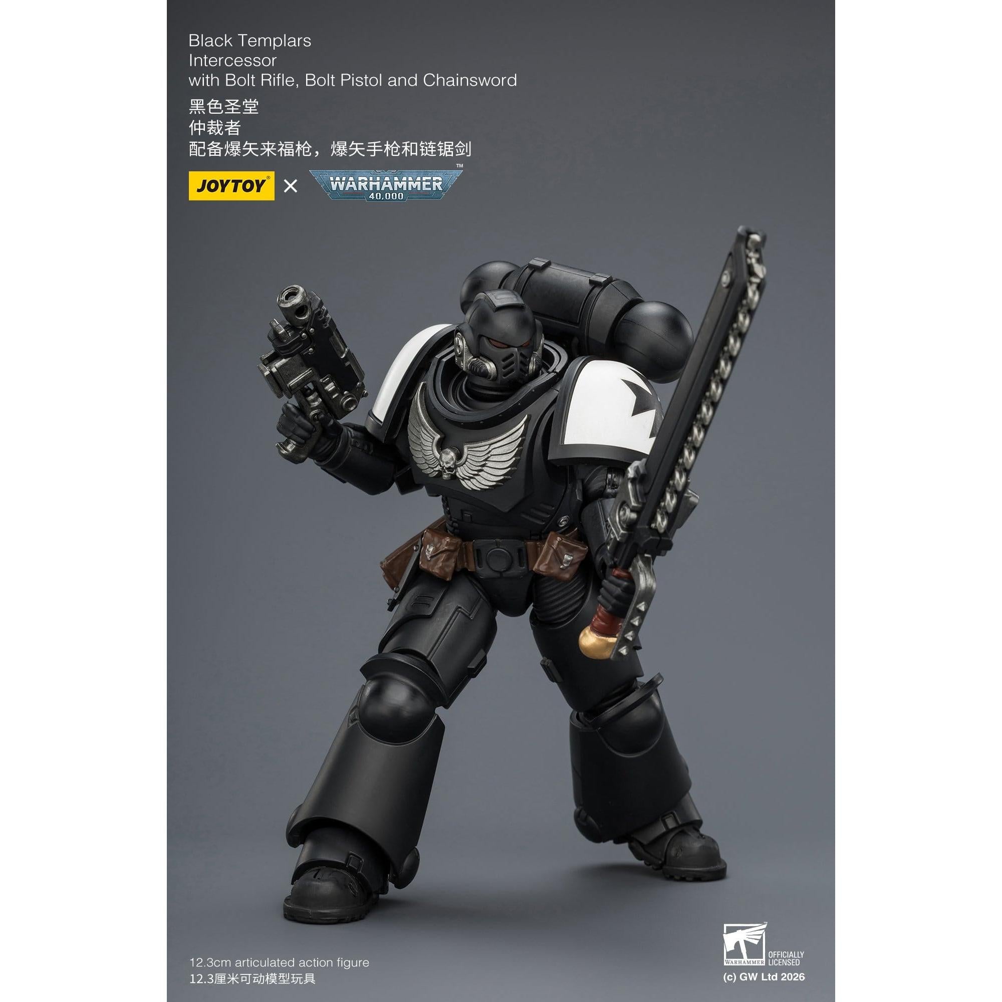 Warhammer 40k: Black Templars Intercessor-Actionfiguren-JoyToy-Mighty Underground