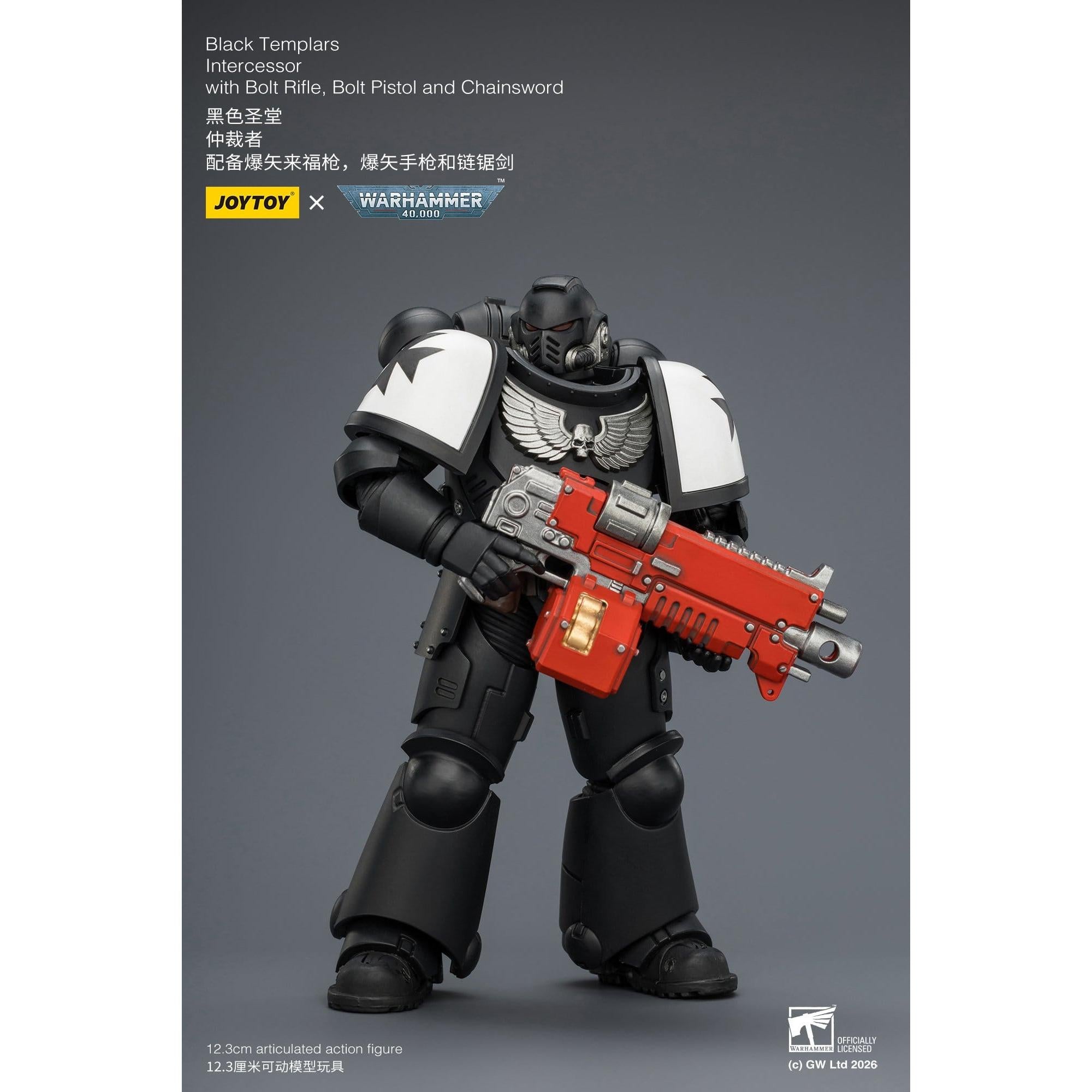 Warhammer 40k: Black Templars Intercessor-Actionfiguren-JoyToy-Mighty Underground