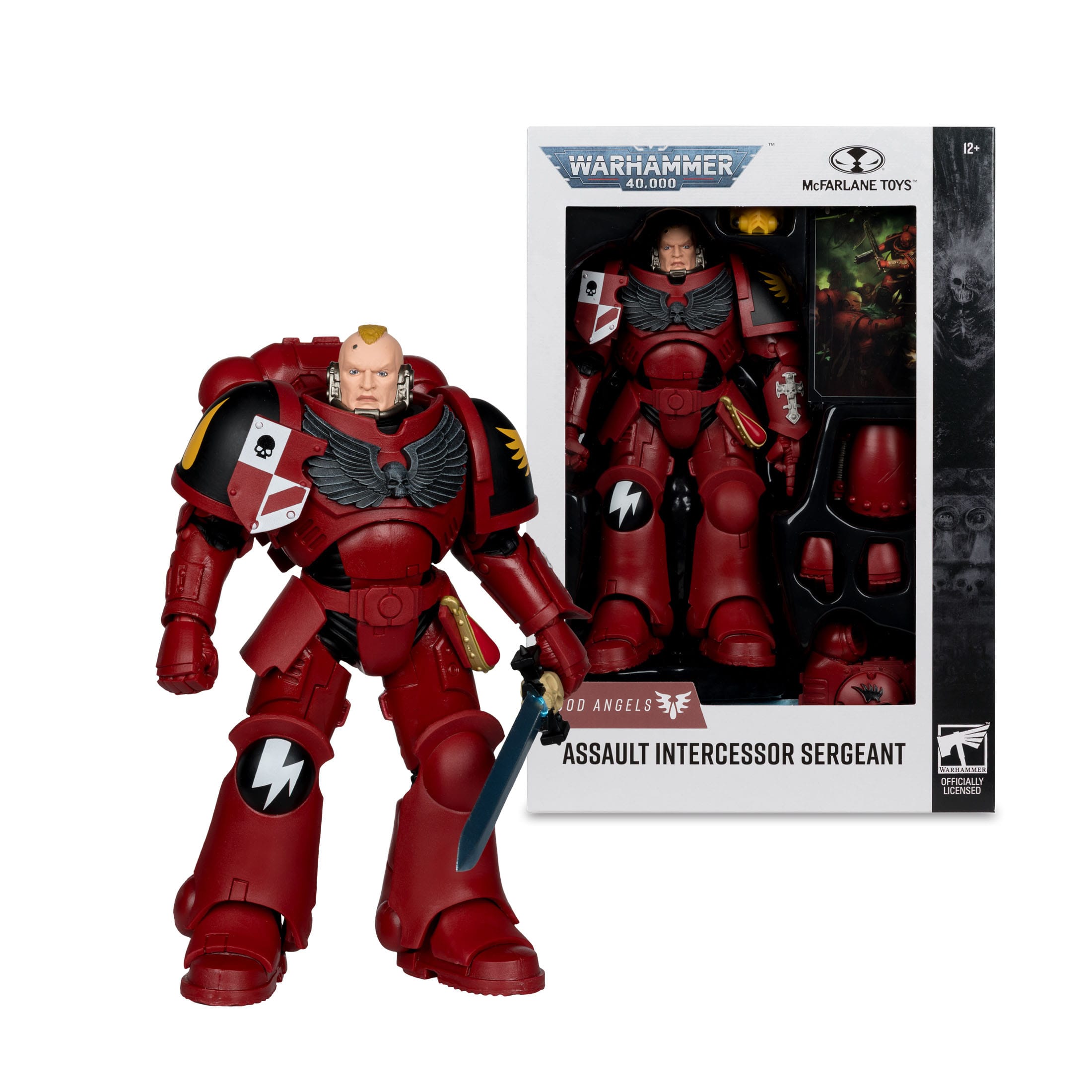Warhammer 40k: Blood Angels Assault Intercessor Sergeant-Actionfiguren-McFarlane Toys-Mighty Underground