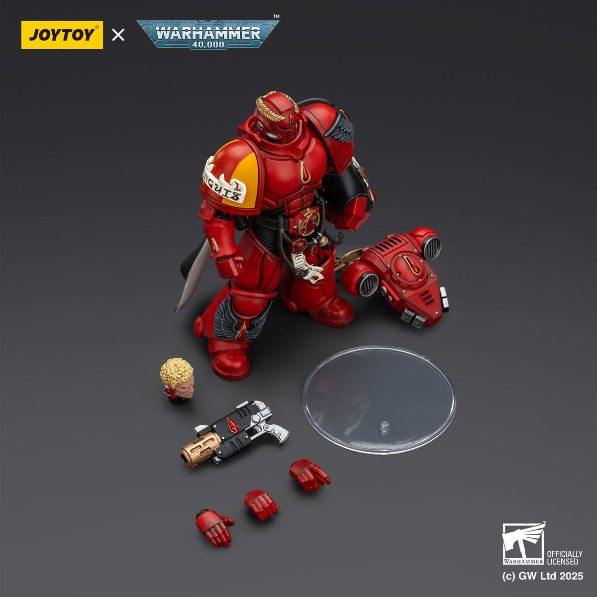 Warhammer 40k: Blood Angels Combat Patrol Captain with Inferno Pistol & Power Fist-Actionfiguren-JoyToy-Mighty Underground