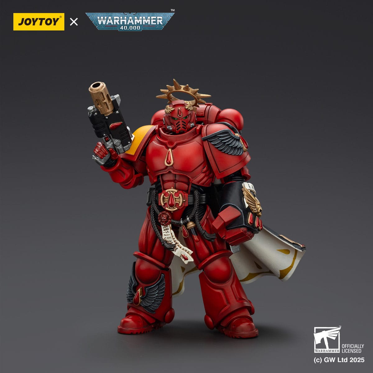 Warhammer 40k: Blood Angels Combat Patrol Captain with Inferno Pistol & Power Fist-Actionfiguren-JoyToy-Mighty Underground