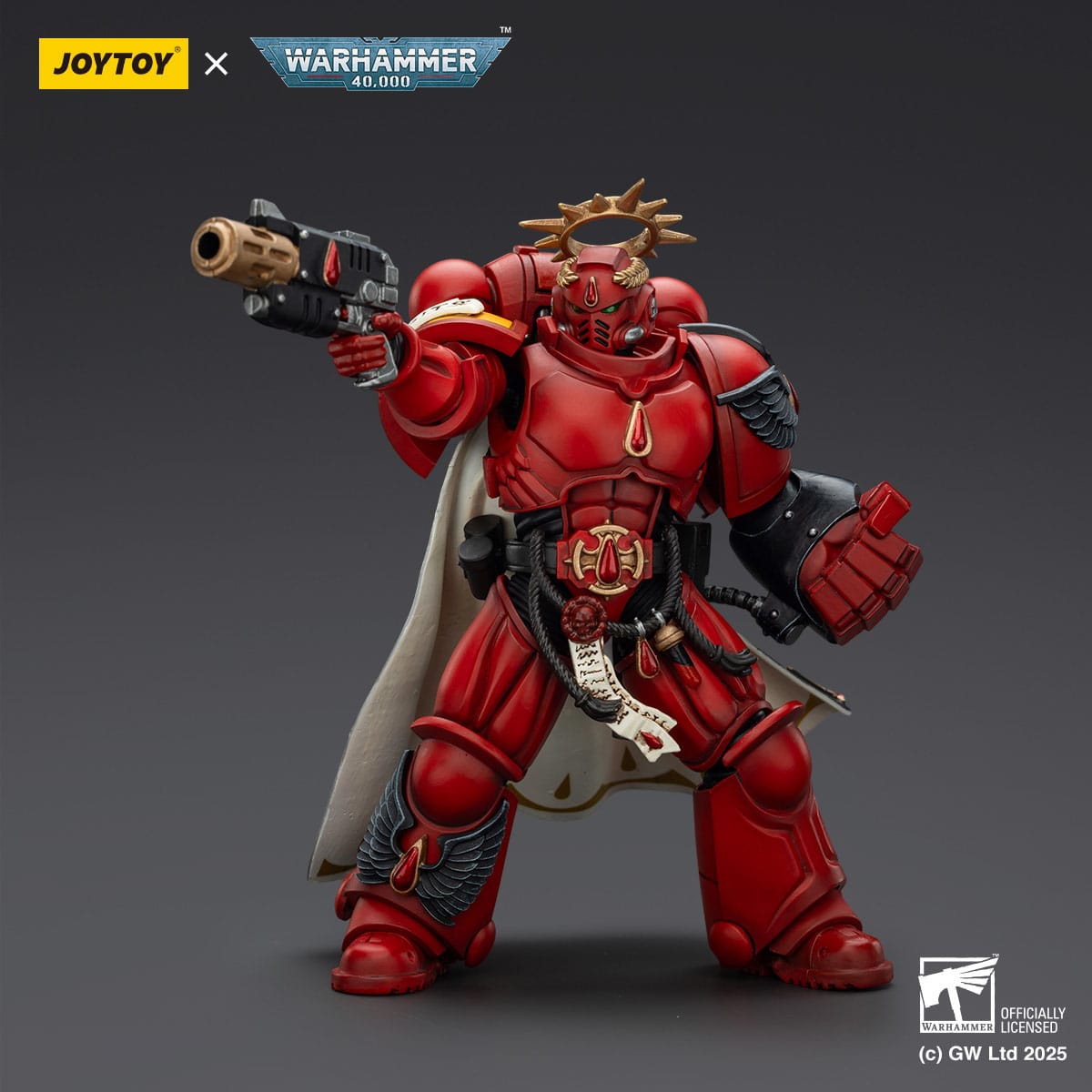 Warhammer 40k: Blood Angels Combat Patrol Captain with Inferno Pistol & Power Fist-Actionfiguren-JoyToy-Mighty Underground