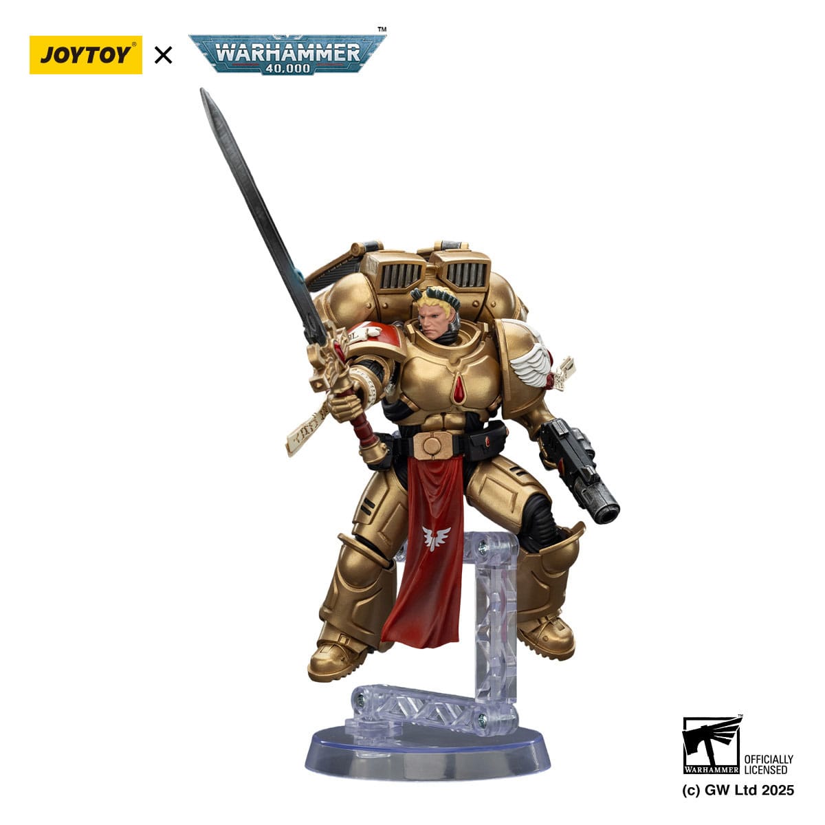 Warhammer 40k: Blood Angels Combat Patrol Sanguinary Guard 1 with Inferno Pistol and Encarmine Blade-Actionfiguren-JoyToy-Mighty Underground