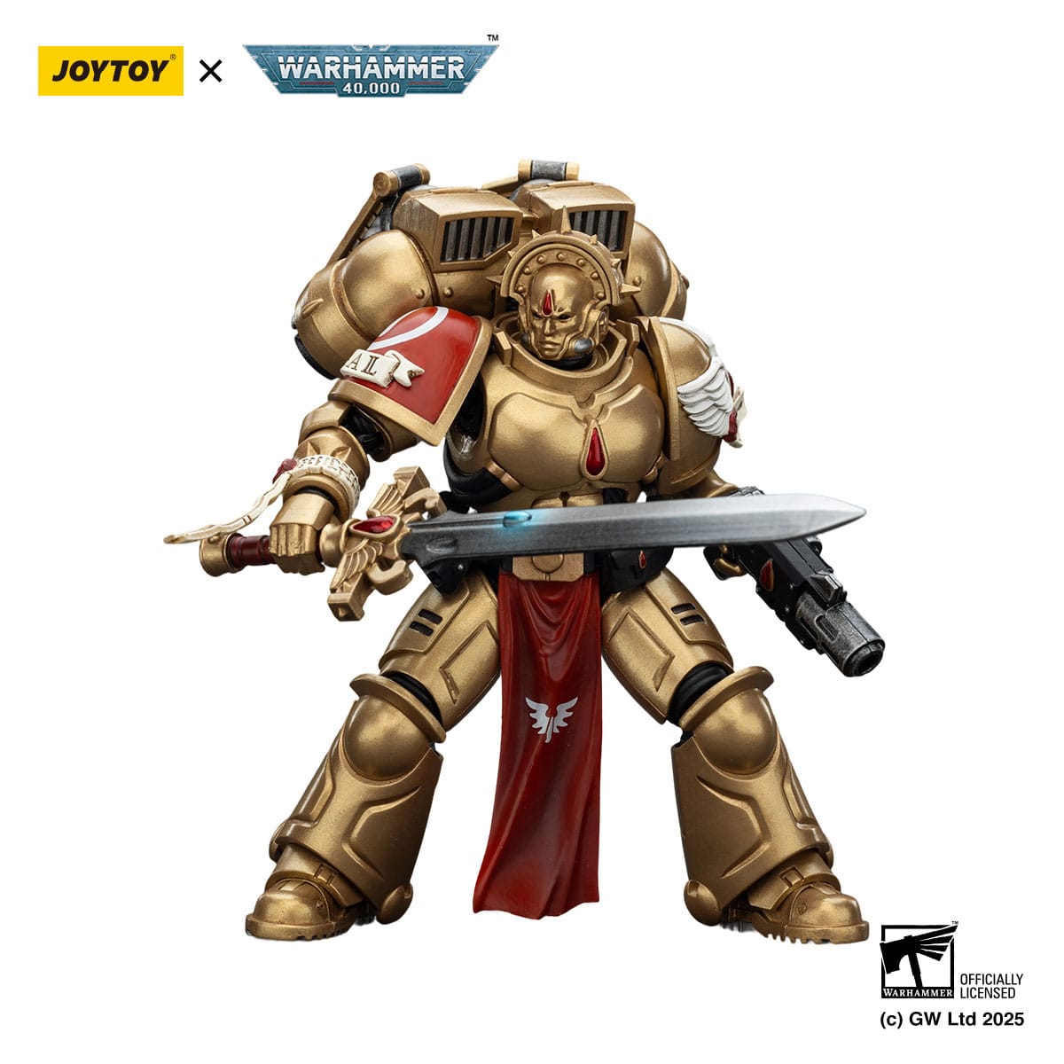 Warhammer 40k: Blood Angels Combat Patrol Sanguinary Guard 1 with Inferno Pistol and Encarmine Blade-Actionfiguren-JoyToy-Mighty Underground